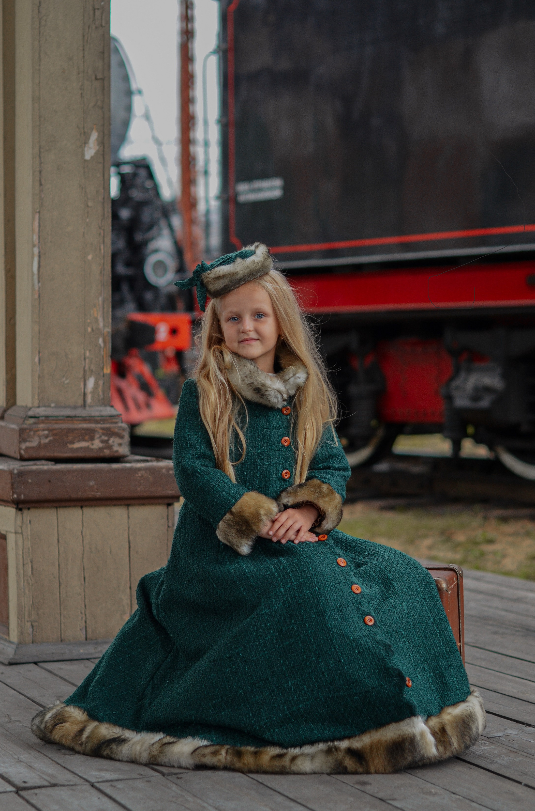 Паровозное депо. Детский фотограф в Москве