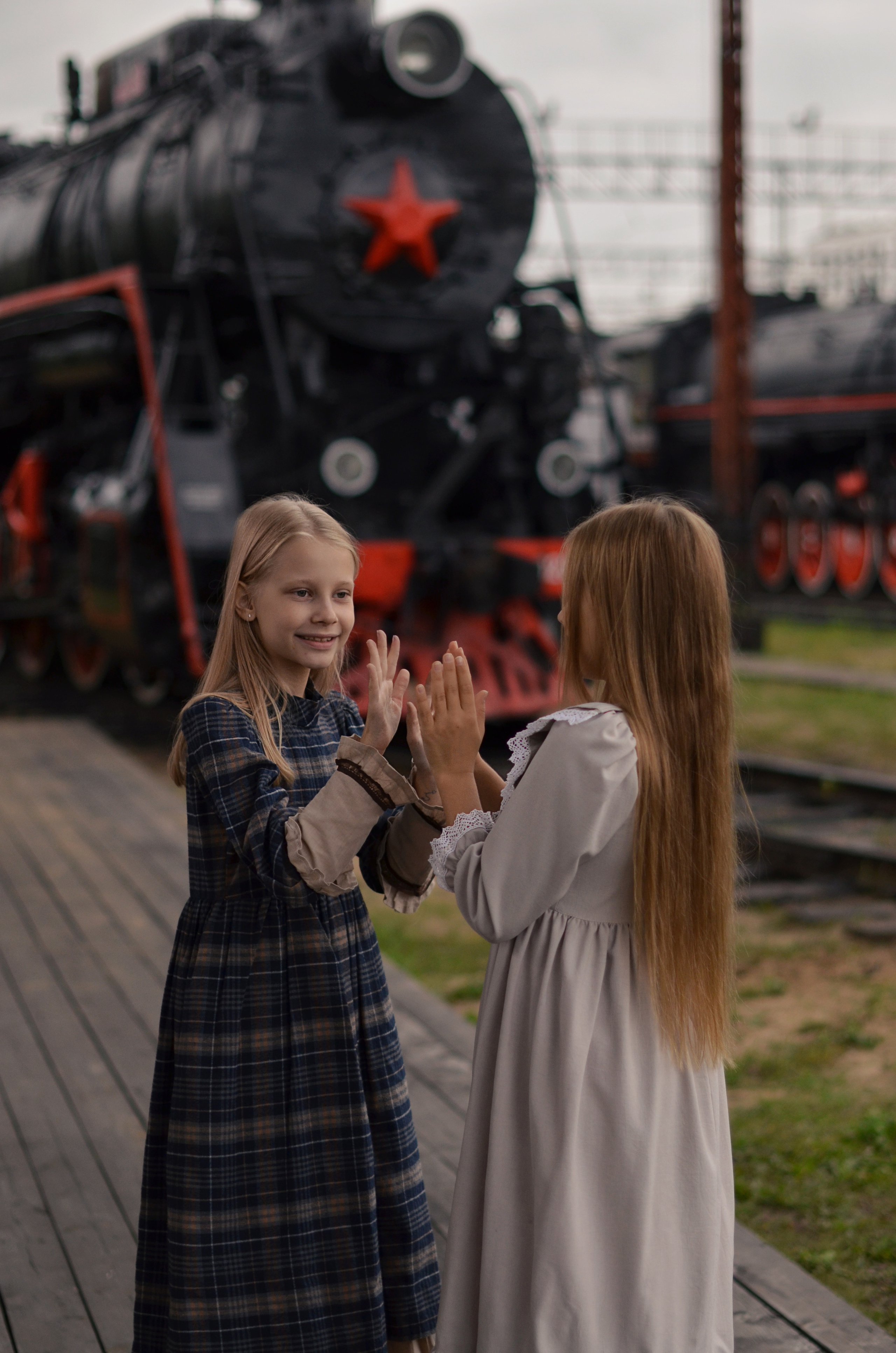 Паровозное депо. Детский фотограф в Москве