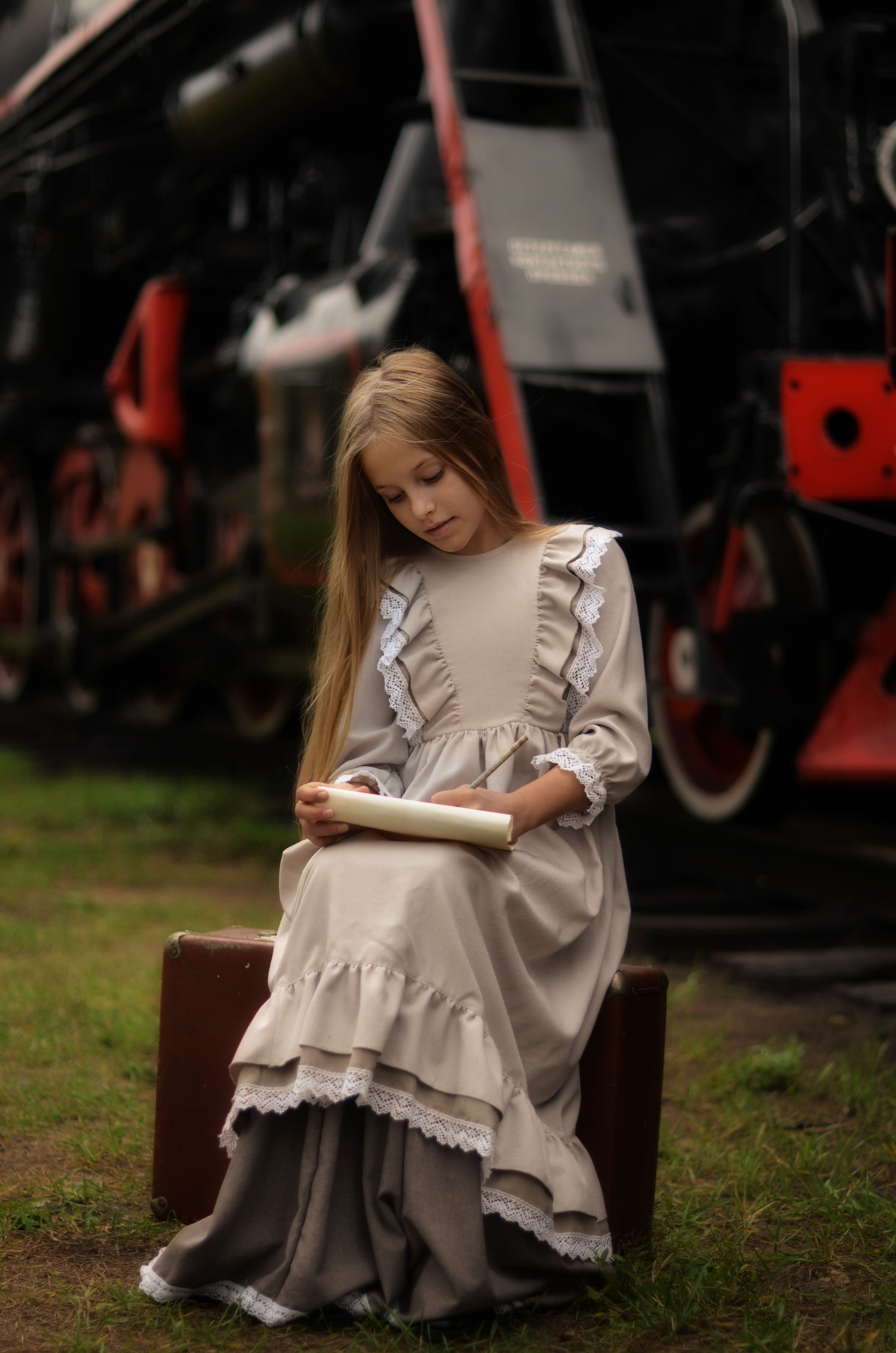 Паровозное депо. Детский фотограф в Москве