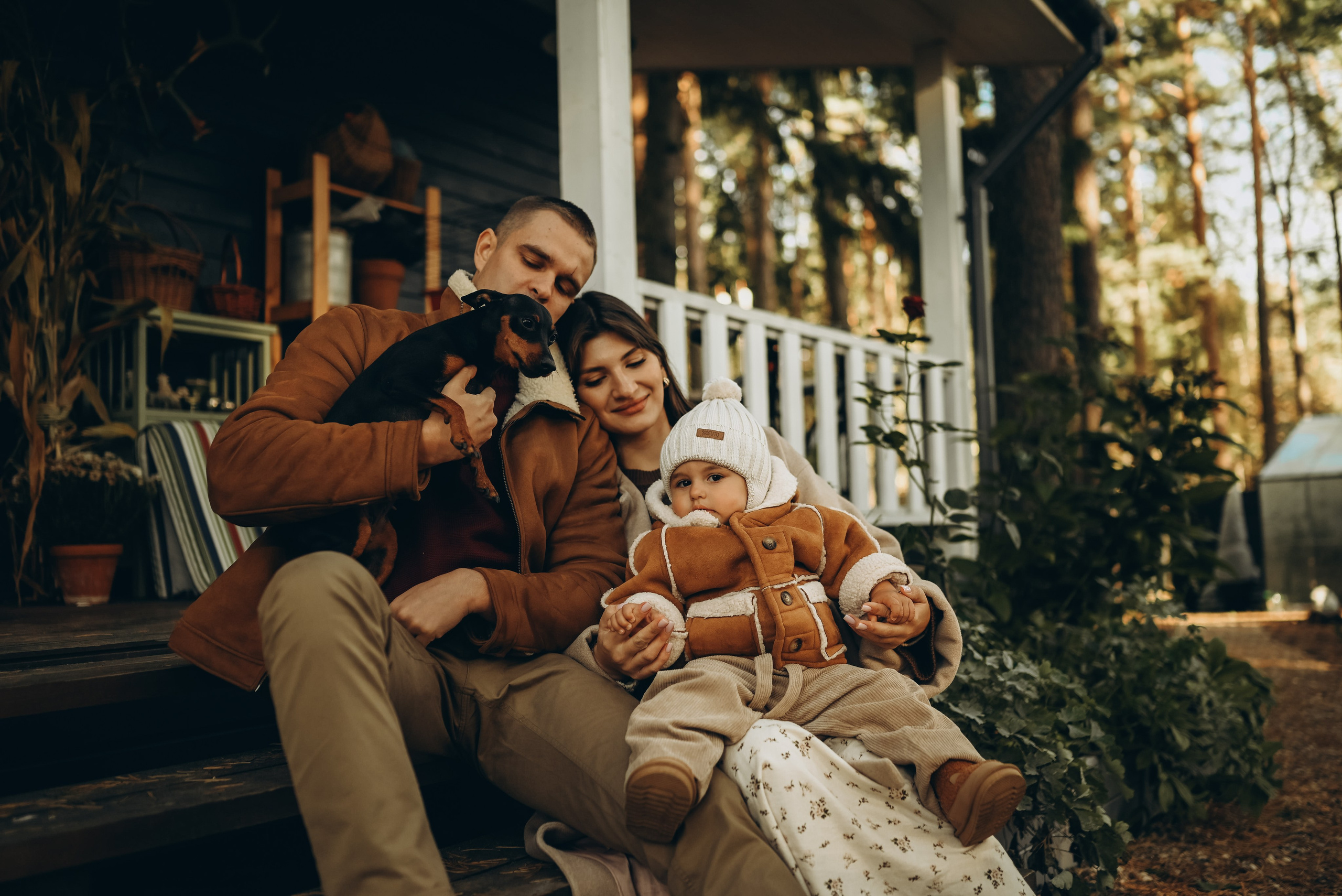 Дача осенью. Семейный фотограф в Москве Люберцах Ирина Вронская