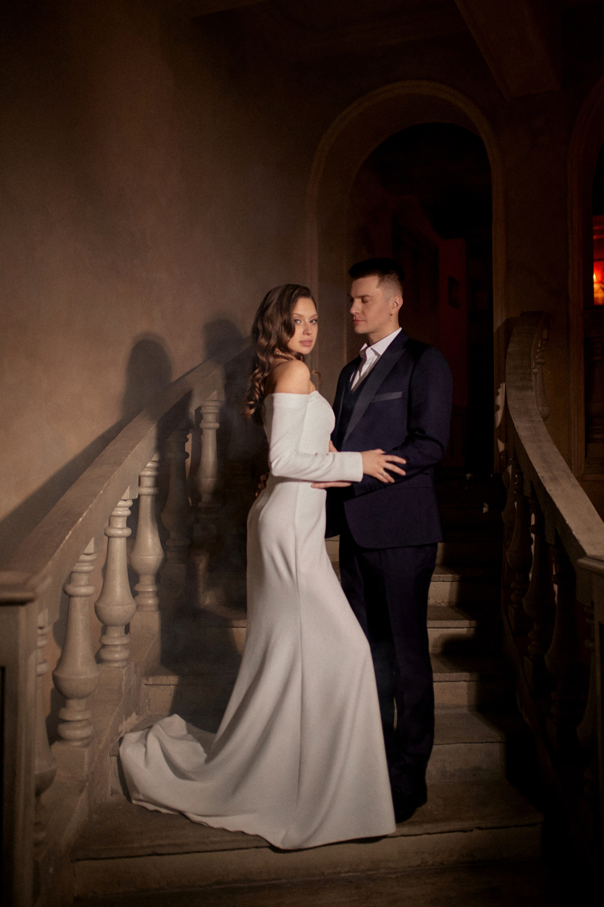 Свадебная фотосессия в Дворце Бракосочетания № 1. Сестры Карабаза. Фотографы и ретушеры в Москве и Санкт-Петербурге