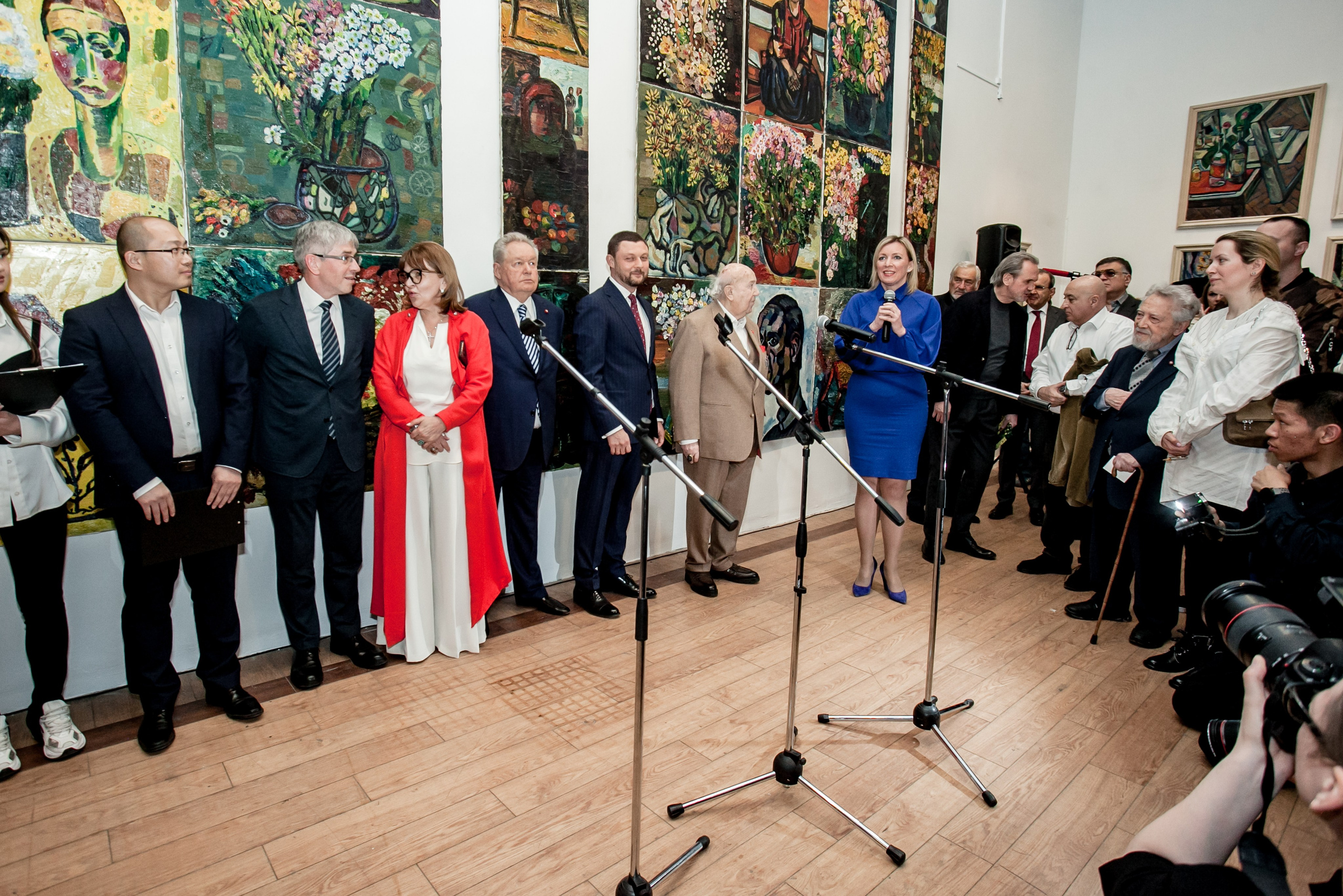 Открытие выставки Зураба Церетели. Art photographer Nino