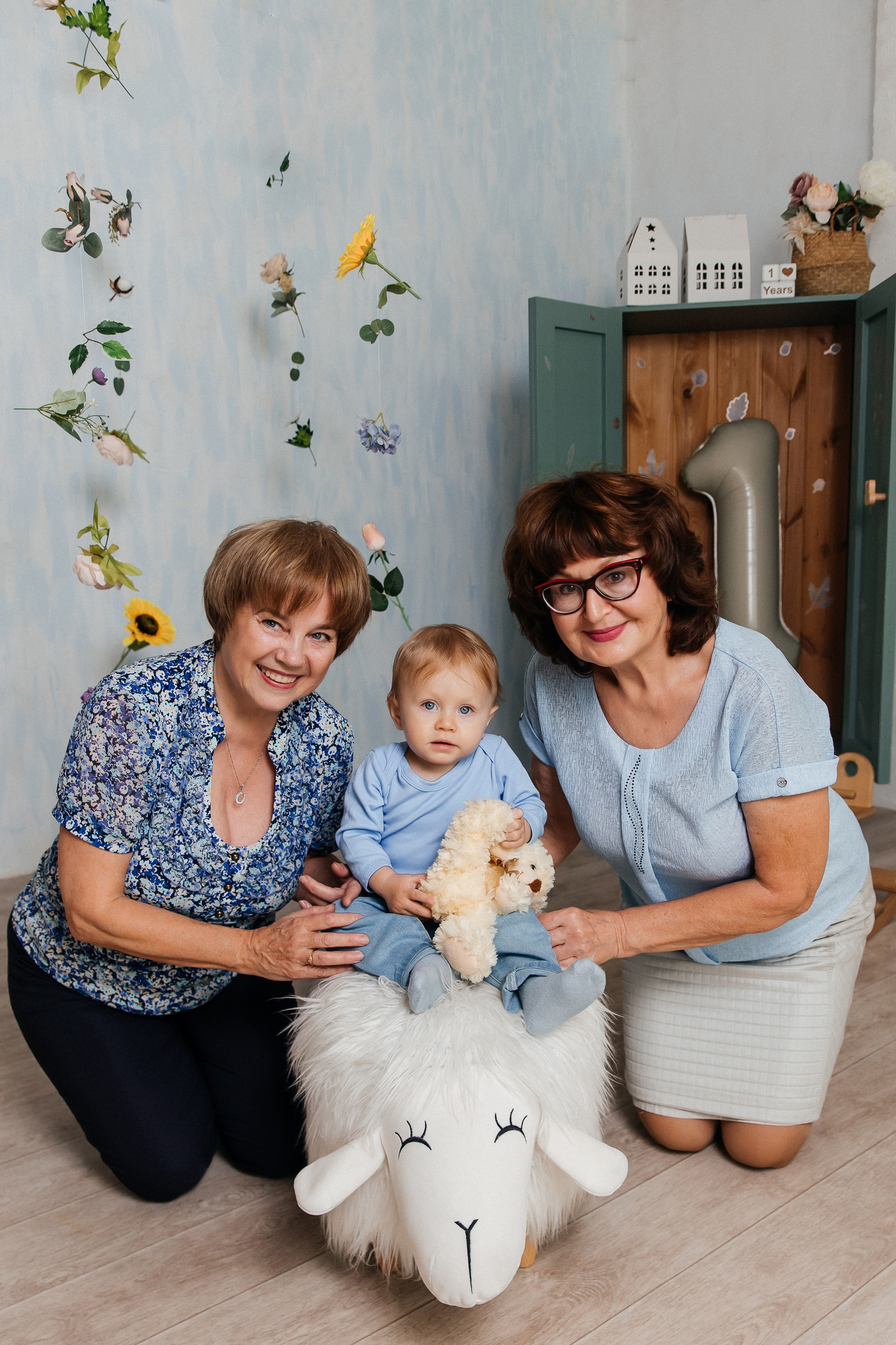 Фотосессия на 1 годик, детская фотостудия Кемерово