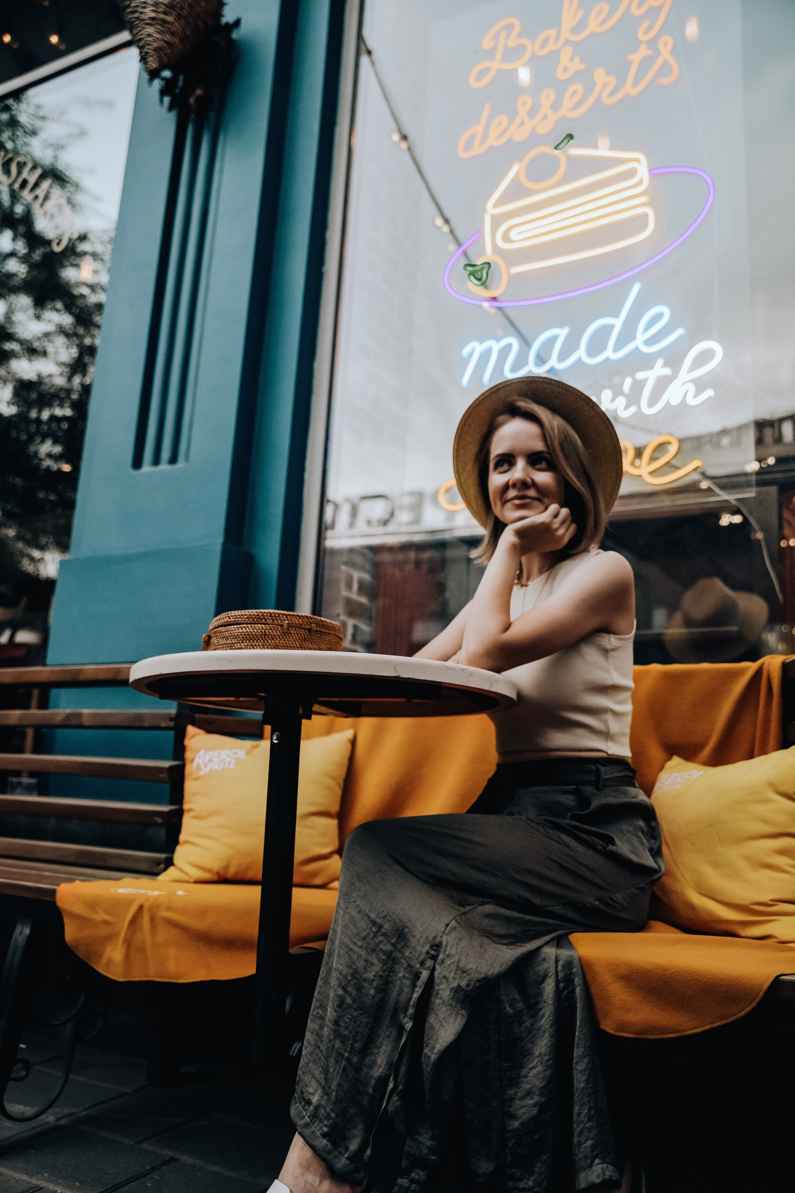 Ольга s t r e e t. Контент фотограф в Москве Кулич Настя