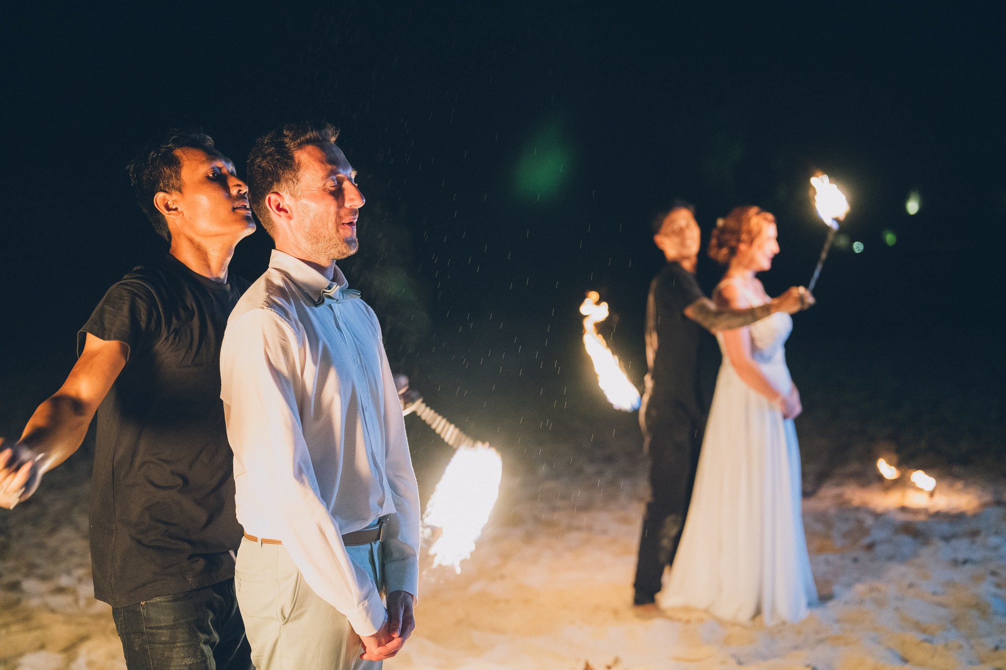 Fire Dancers Wedding Thailand