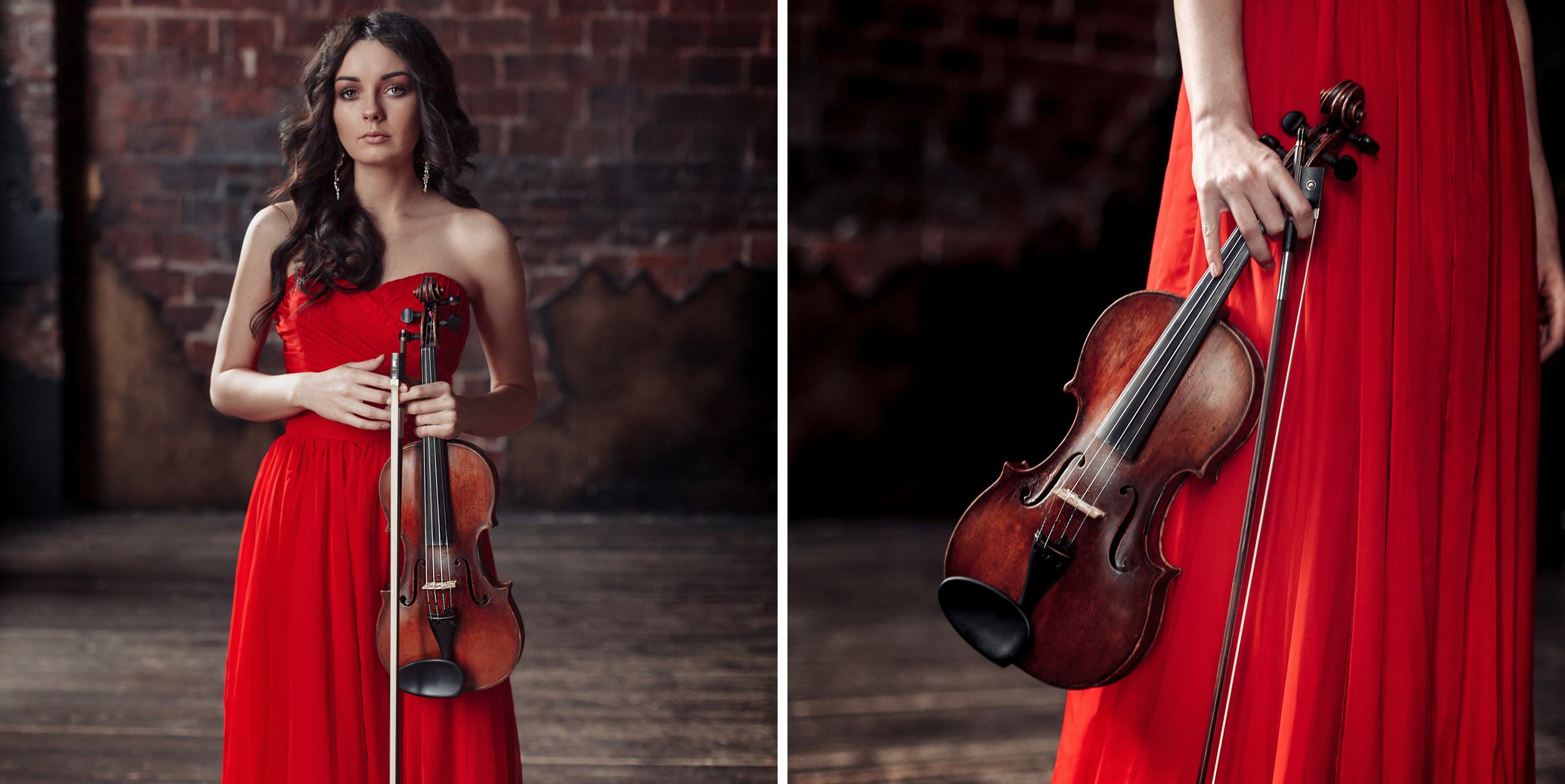 Фотосессия скрипачки со срипой в фотостудии Мосва. Свадебный фотограф Дмитрий Гладков