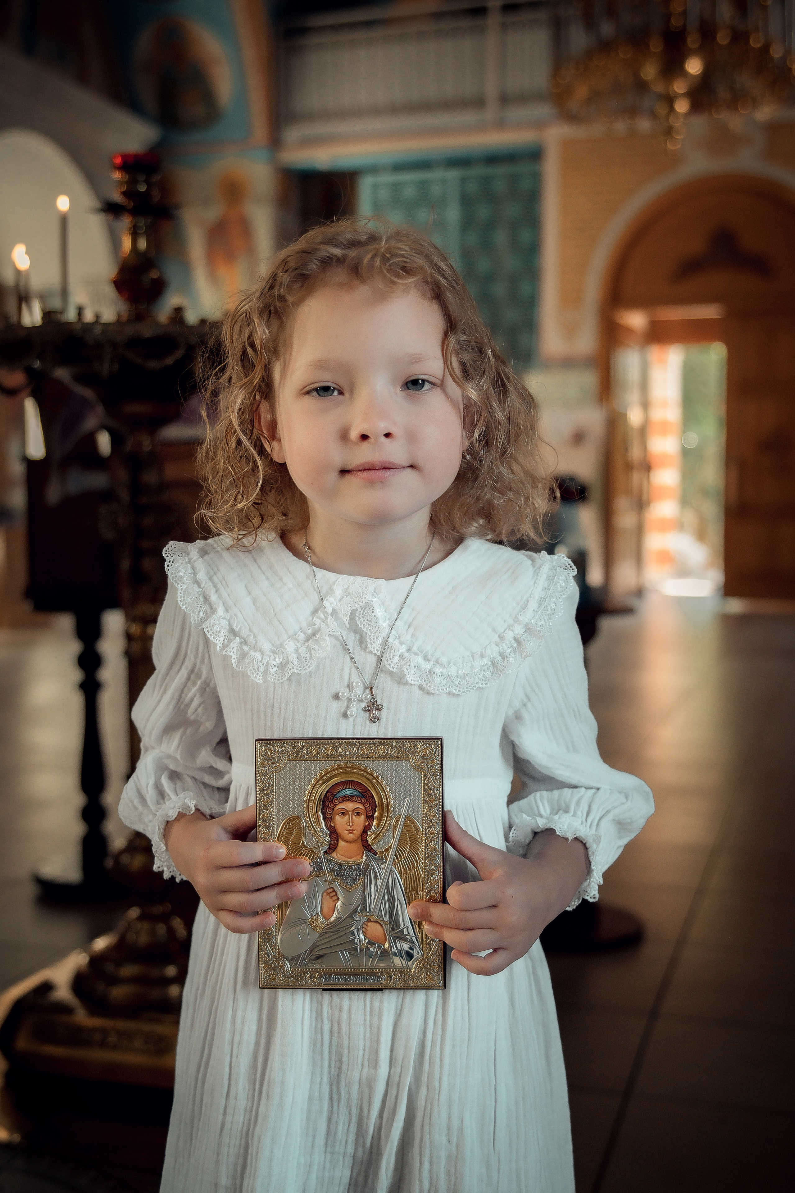 Таинство Крещения Арины, Церковь Всех Святых в Земле Российской г. Волгоград. Церковный, семейный и репортажный фотограф Волгоград, Волжский