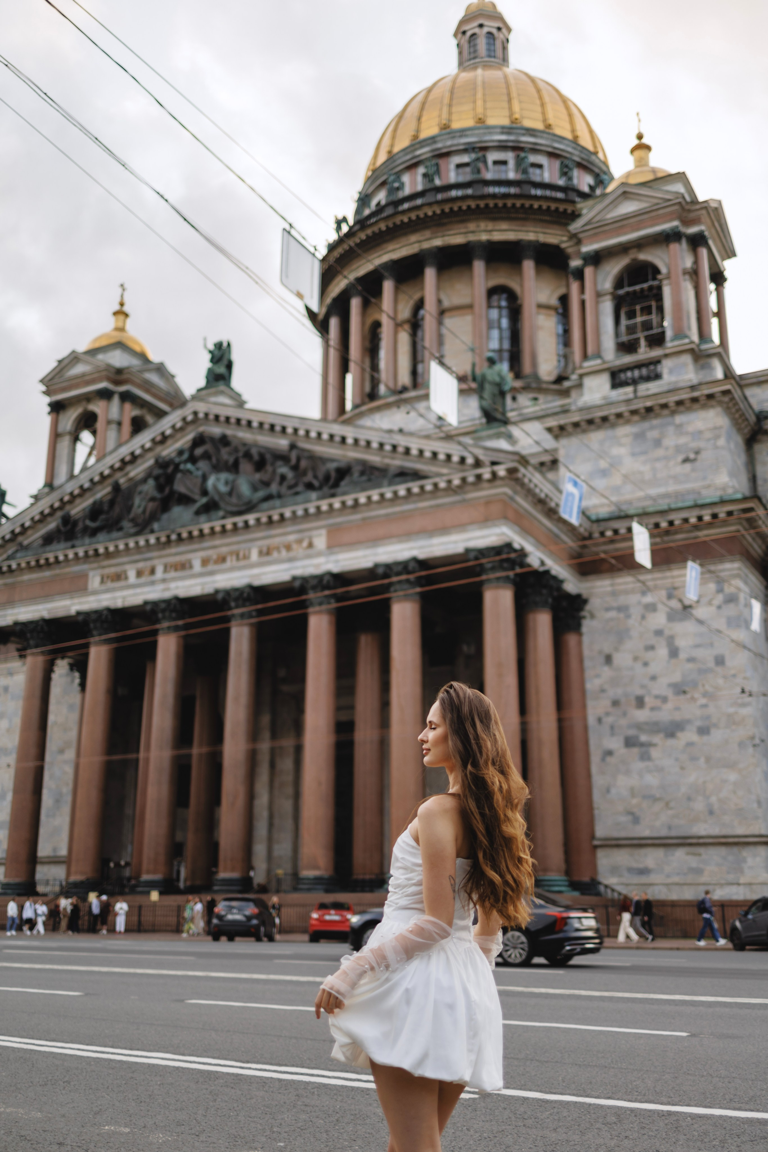 Руслан и Виолетта — Исаакий, Зимняя канавка. Боженова Елена фотограф Санкт-Петербург