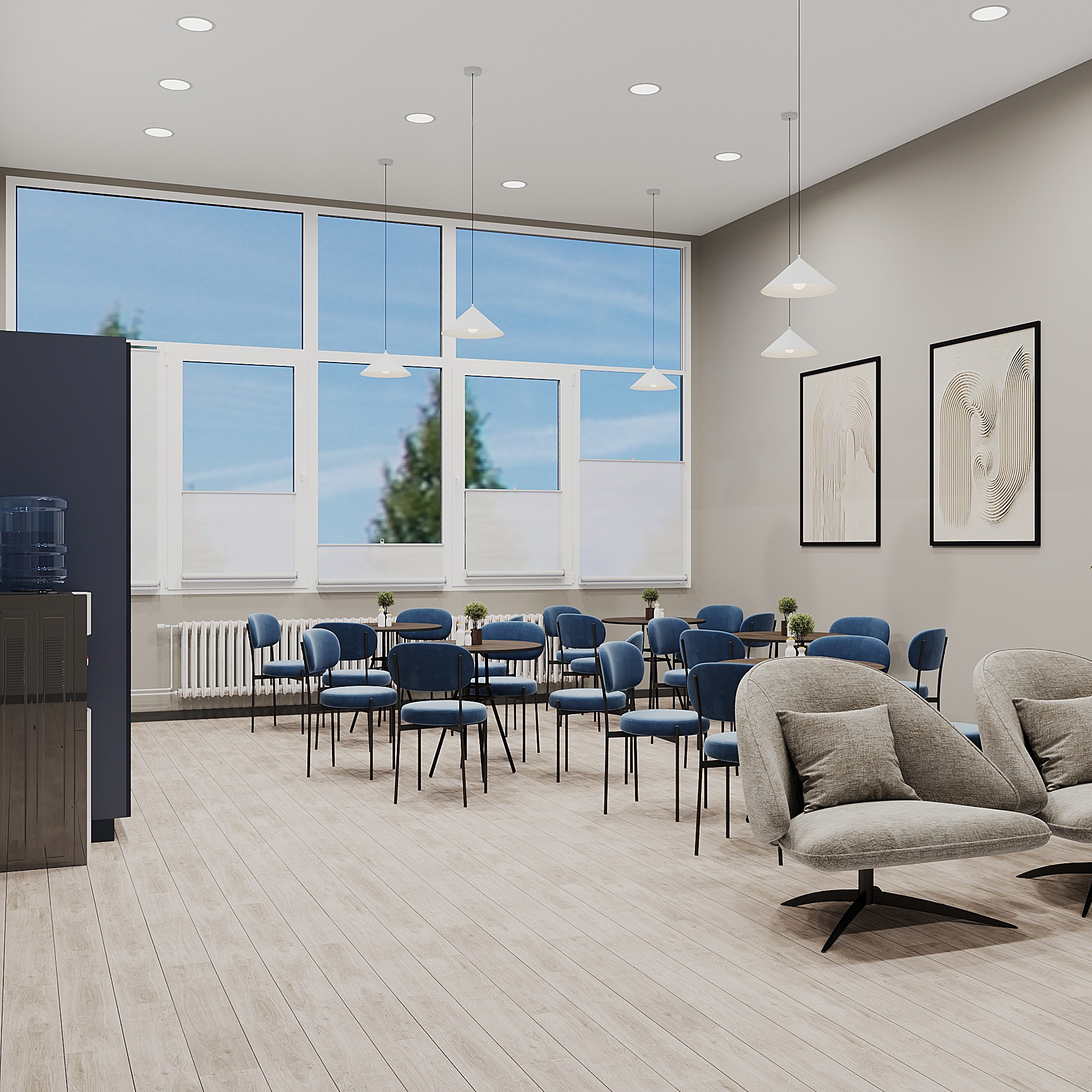 Офис компании Красносельское ш. Дизайнер интерьера в Санкт-Петербурге Ольга Рытаровская