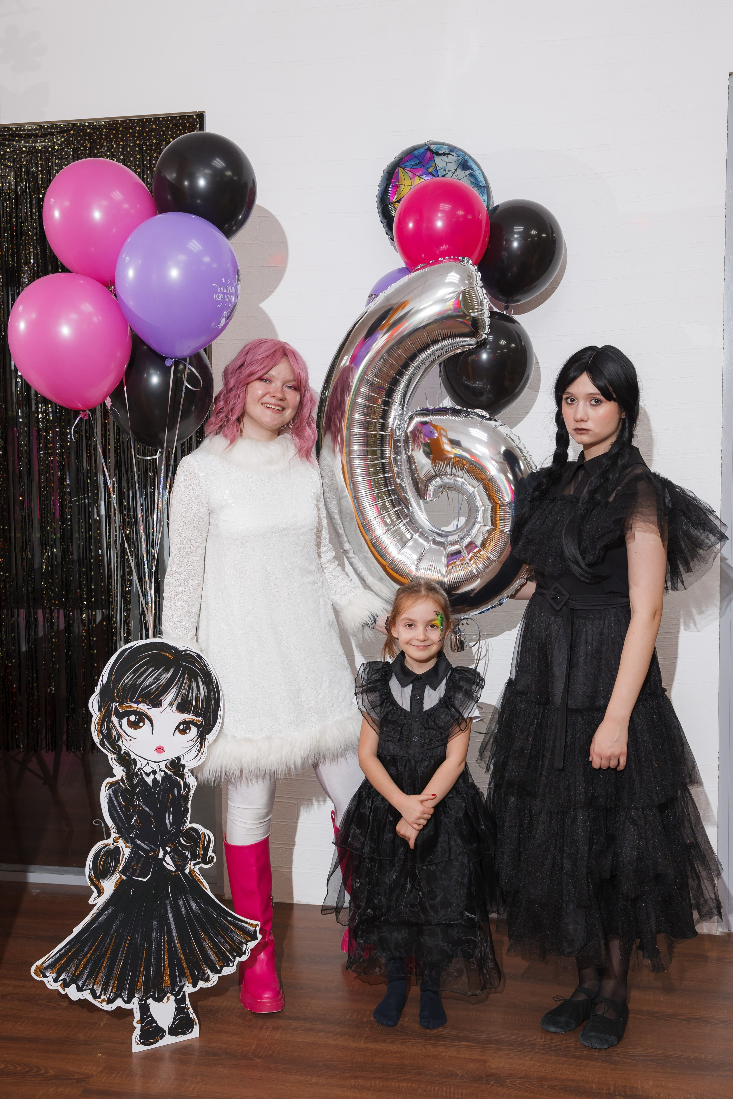День рождения Маши в стиле «Wednesday». Свадебный и репортажный фотограф (Москва, Королев и другие)