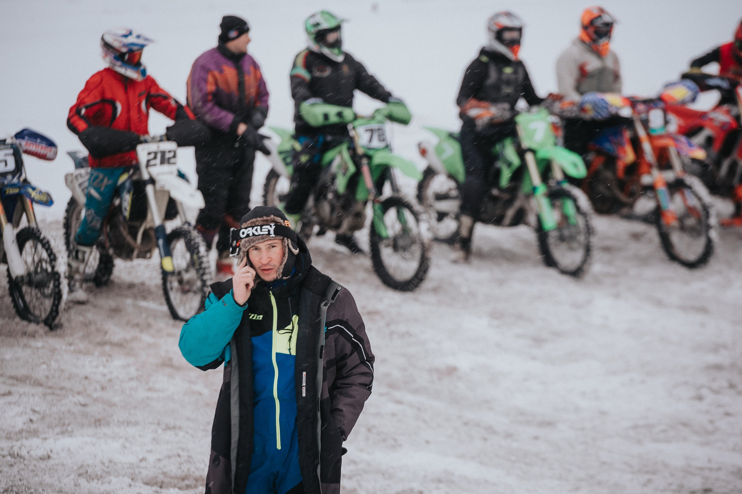 29.12.2024 — Праздничная тренировка на мотоциклетной трассе Люскус. Репортажный фотограф в Кемерово