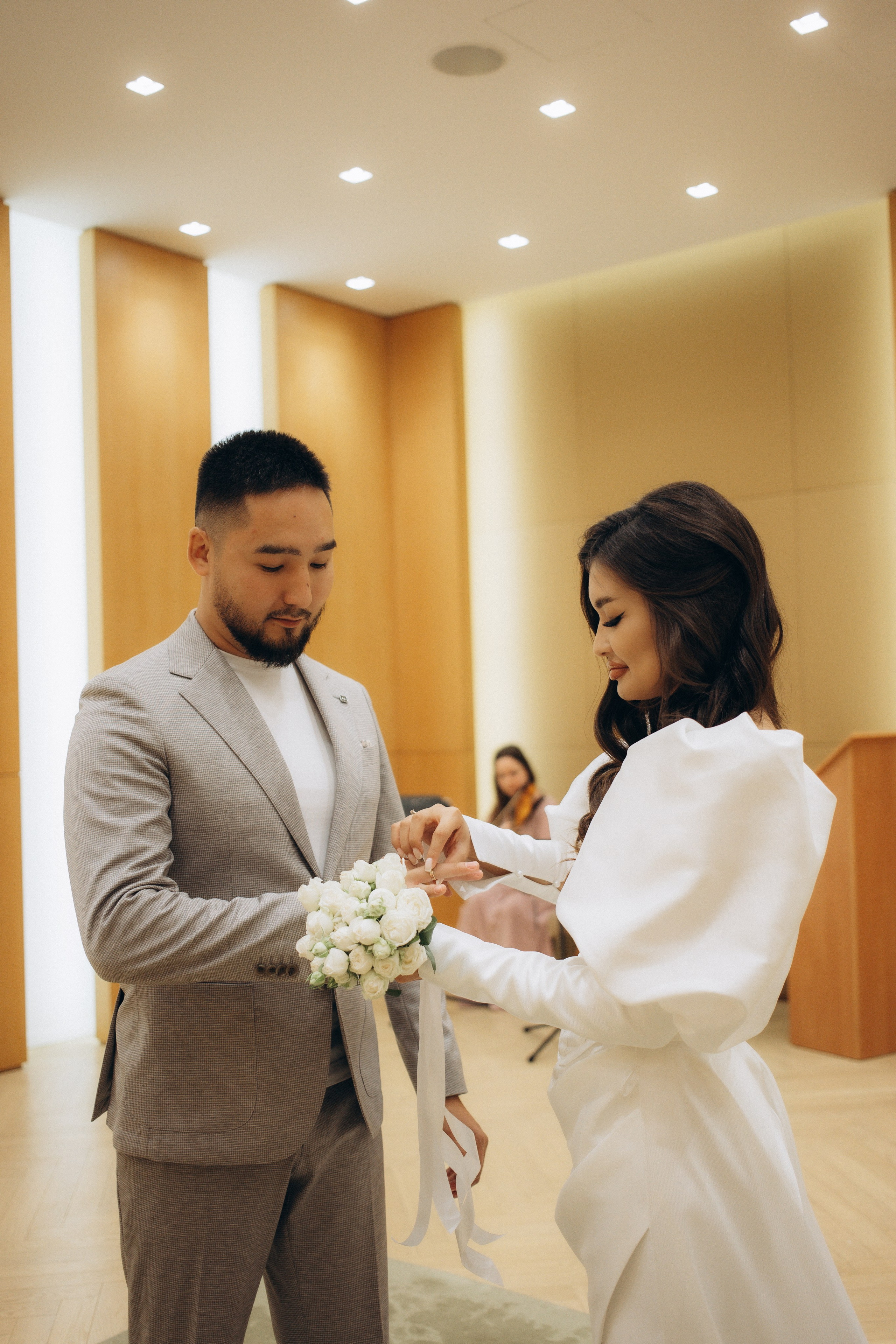 Ринат и Мадина роспись в Барвихе. Портретный и свадебный фотограф в Астрахани Сабира Аубекерова