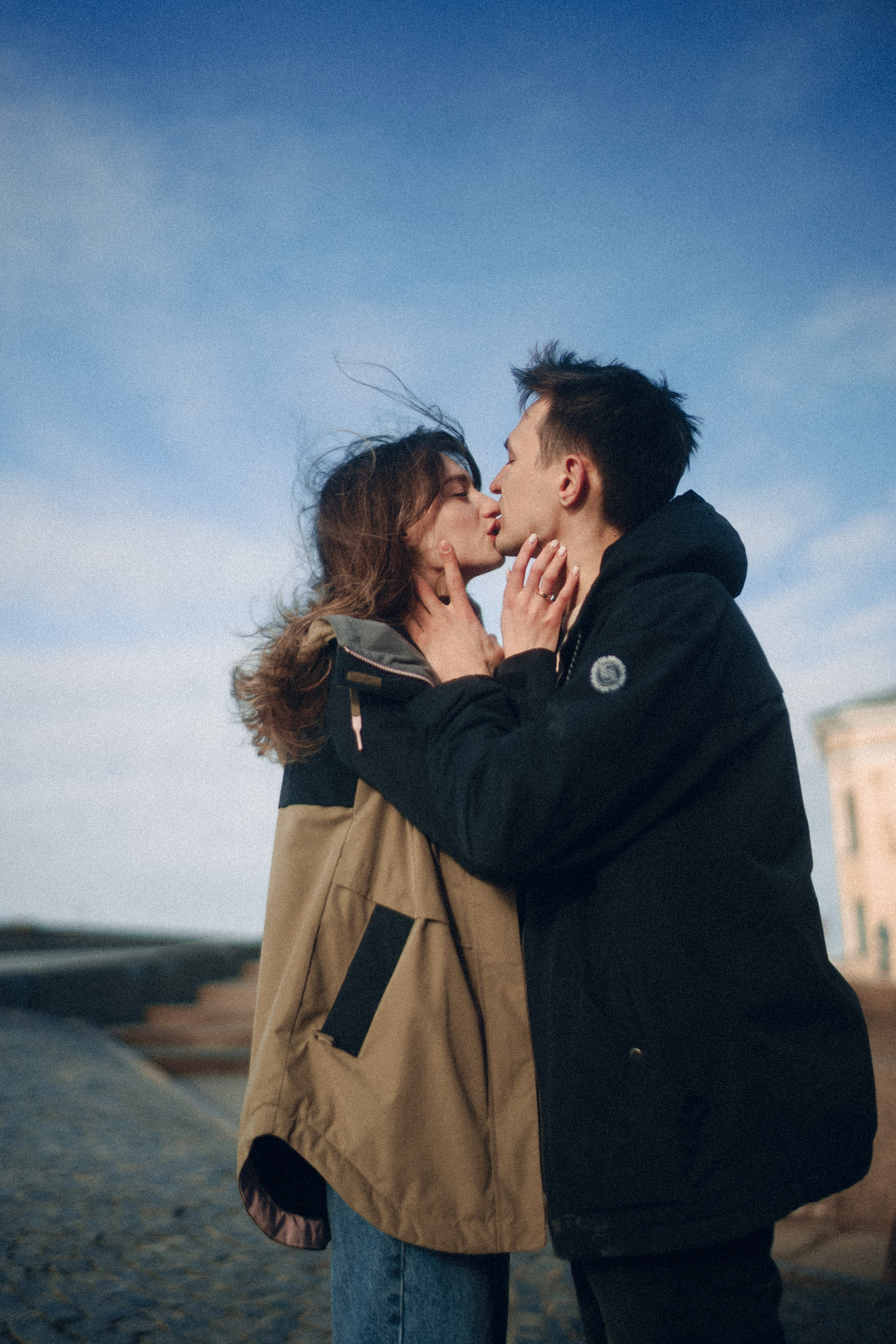 Любовная фотосъёмка на улицах в Петербурге