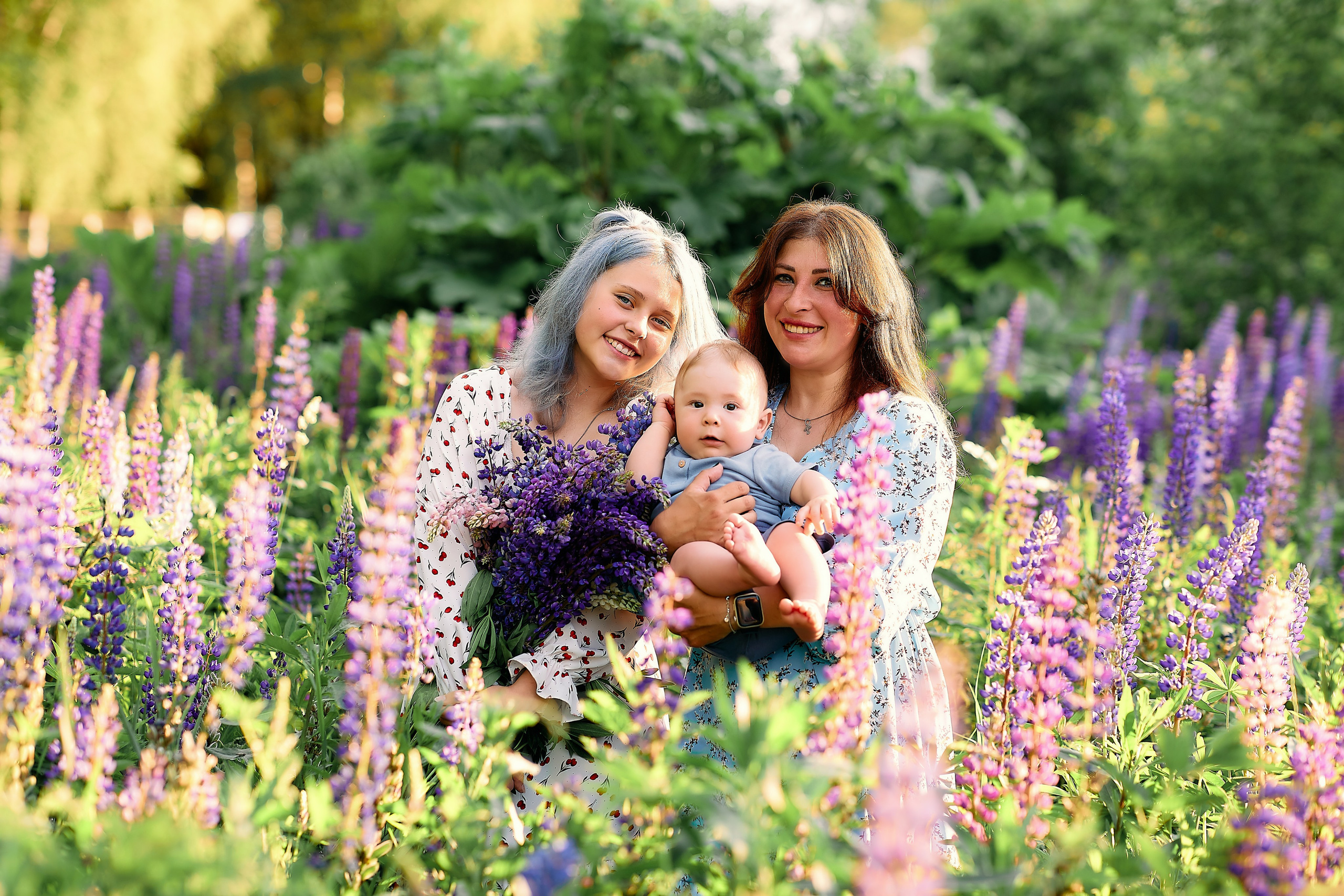 Цветение яблони, сирень. Семейный и детский фотограф в Ярославле Юлия Галашина