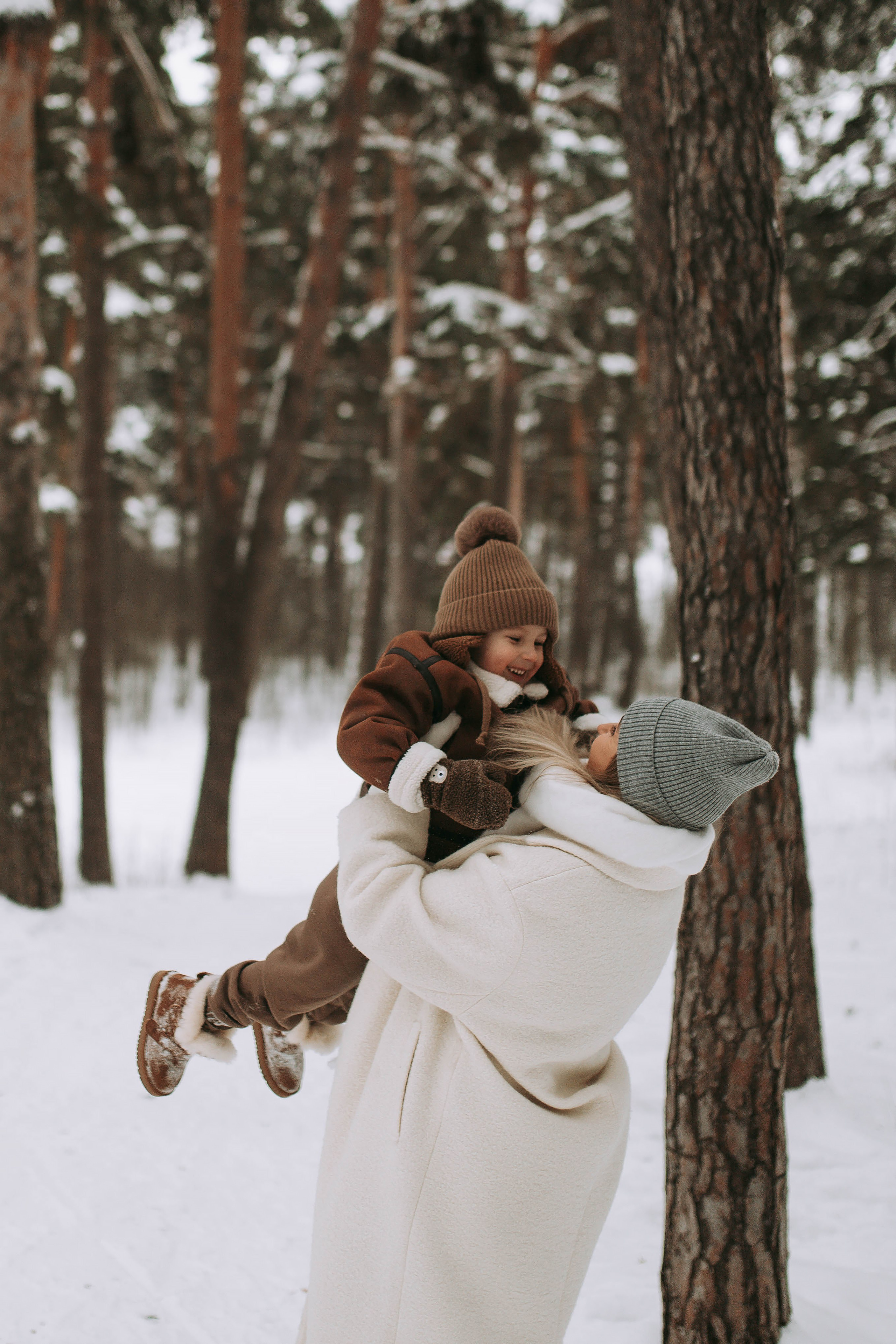 Зимняя прогулка по лесу. Свадебный и семейный фотограф в Нижнем Новгороде