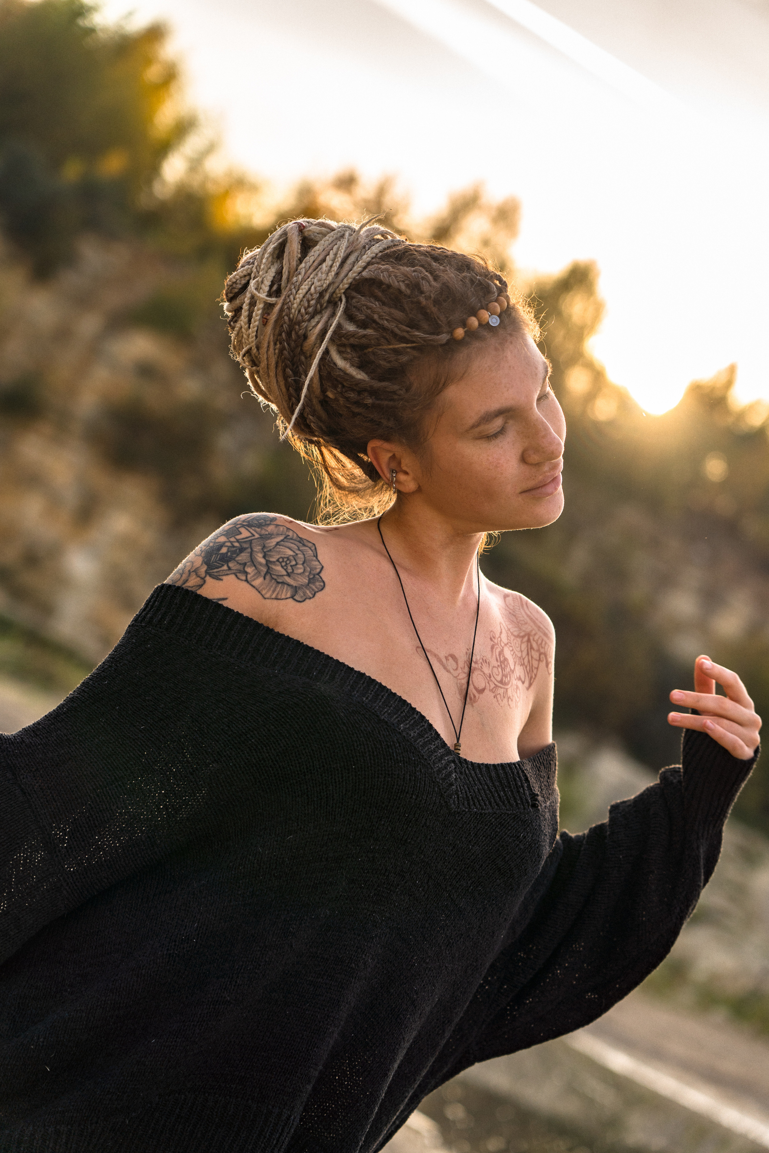 Семейная фотосессия для Люси, Айрата, Ясмин и Кекса в секретной локации на карьерах, где добывают известняк, в тридцати километрах от Москвы. Золотая осень, сентбярь, закат. 