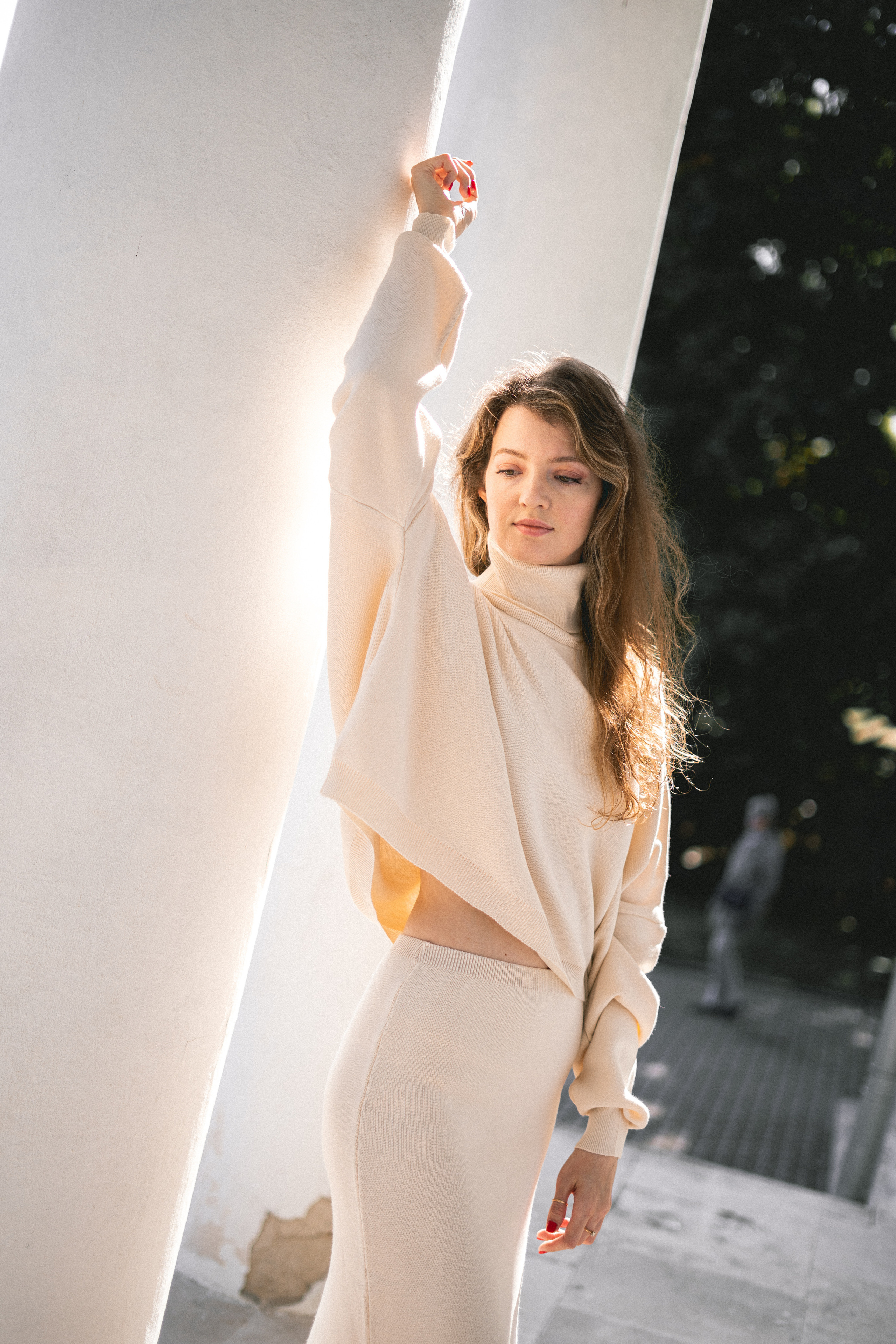 photo shoot of a girl in Moscow