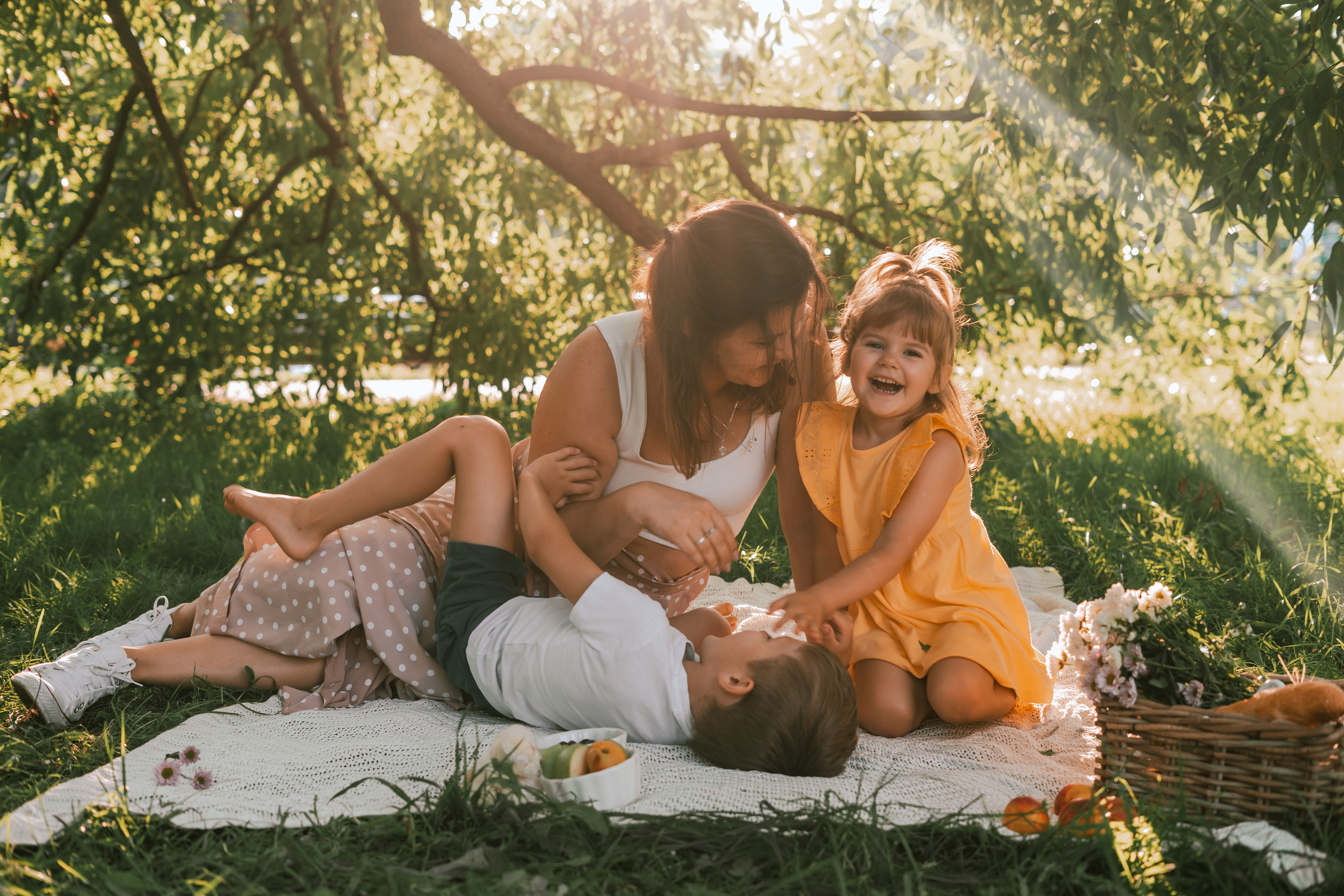 Семейная фотосессия в москве в парках