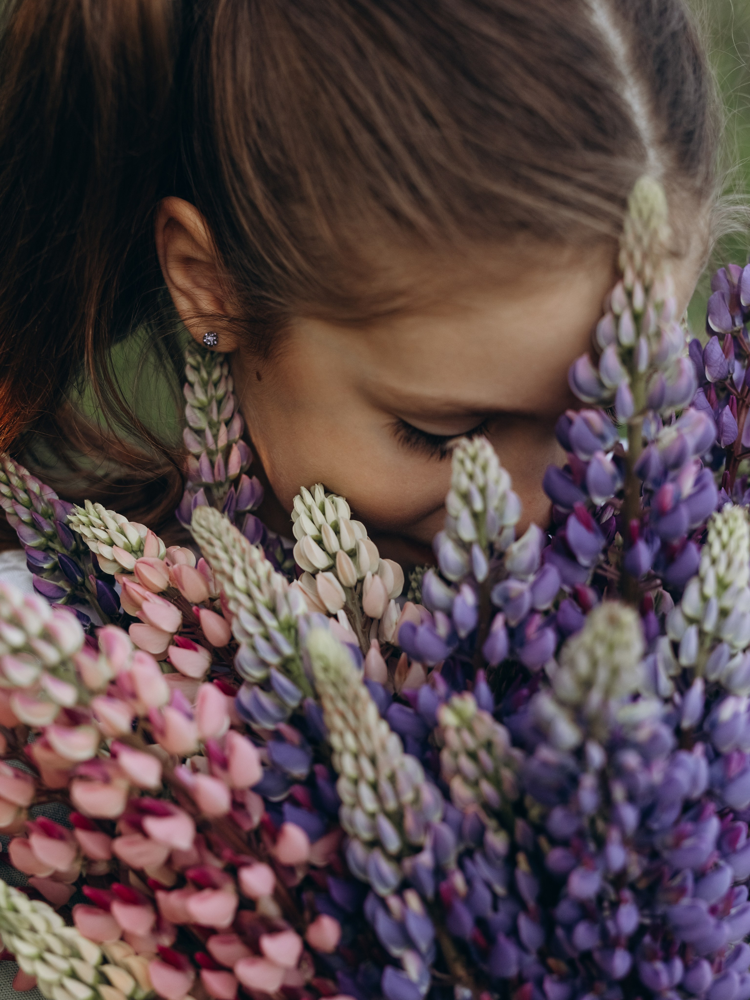В люпинах. Фотограф Людмила Оюн