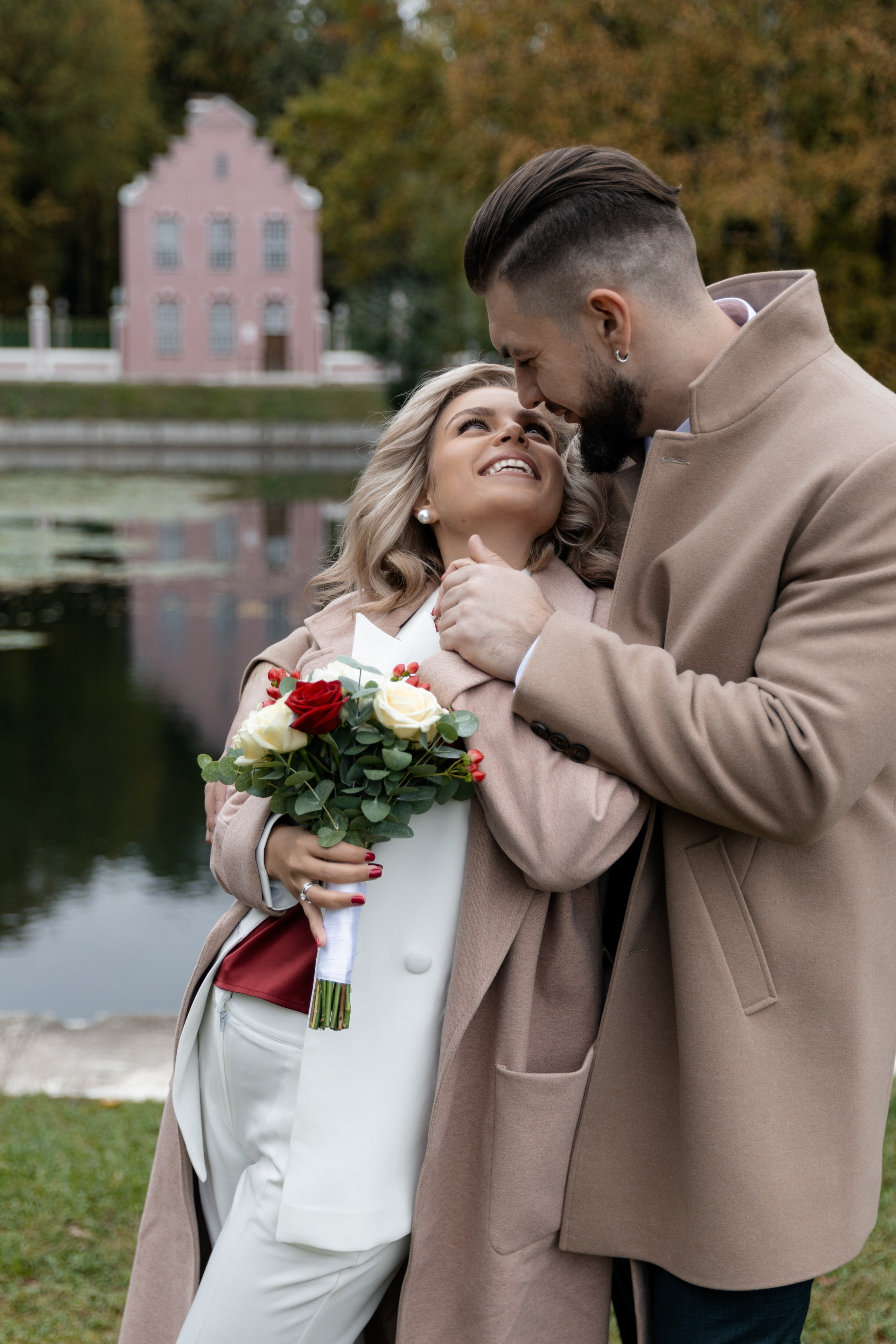 Даниил и Анастасия прогулка по Кусково. Свадебный фотограф в Москве