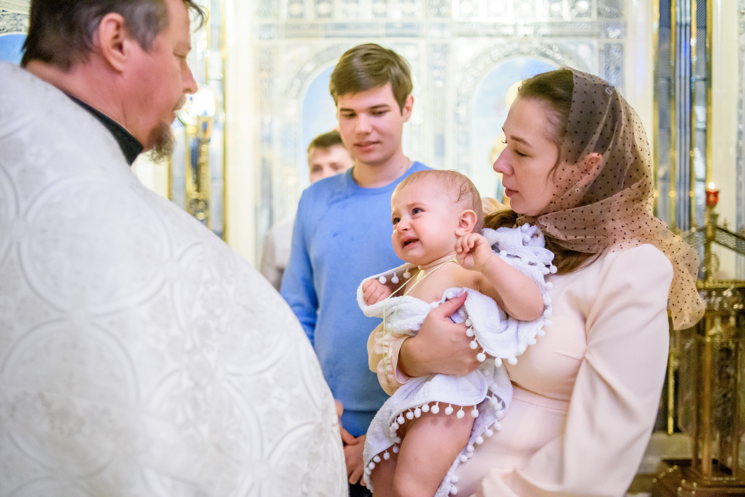 Крещение Михаила. Фотограф Юлия Попова