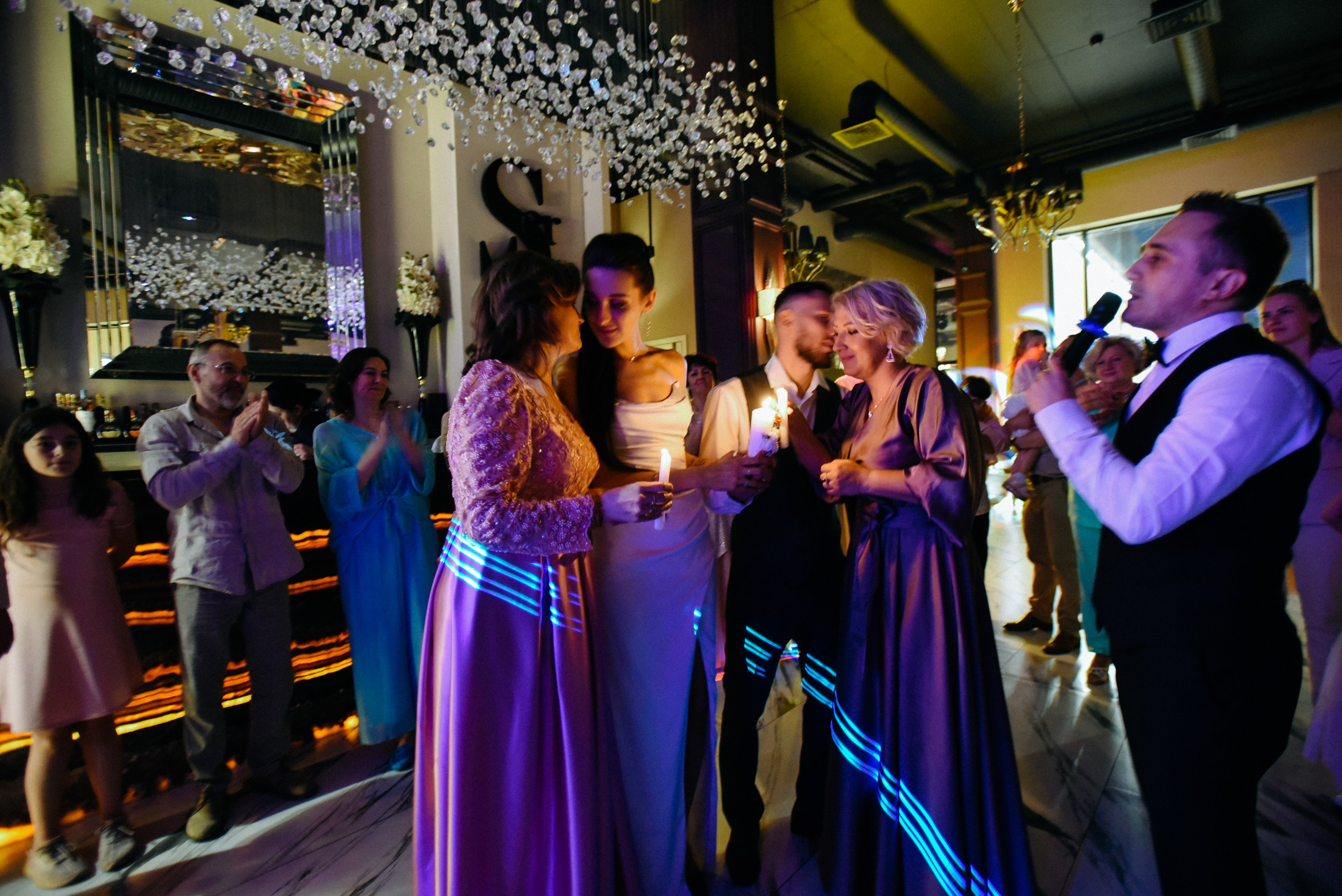 Виктор и Ангелина Банкет на 100 гостей Ресторан Segreto. Фотограф Лола Волна, город Москва