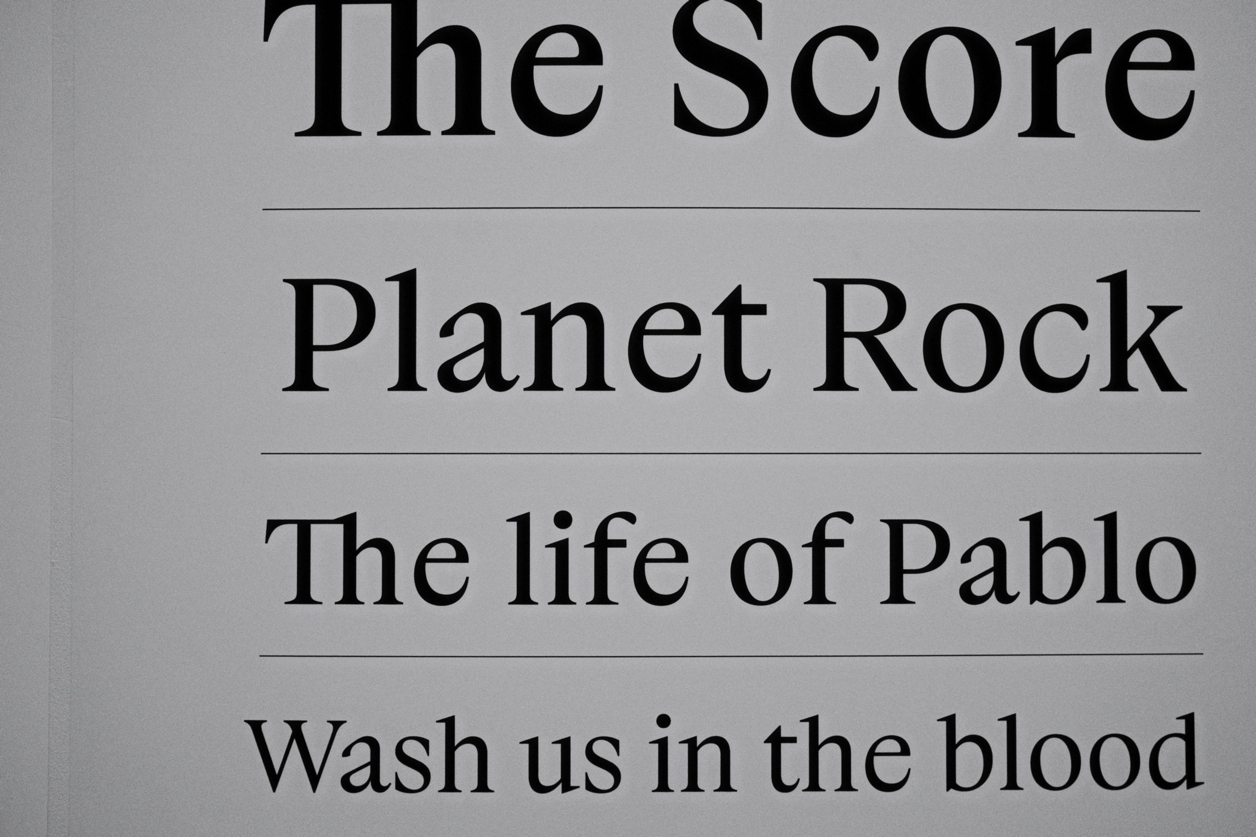 Typomania. Фотограф Юрин Евгений