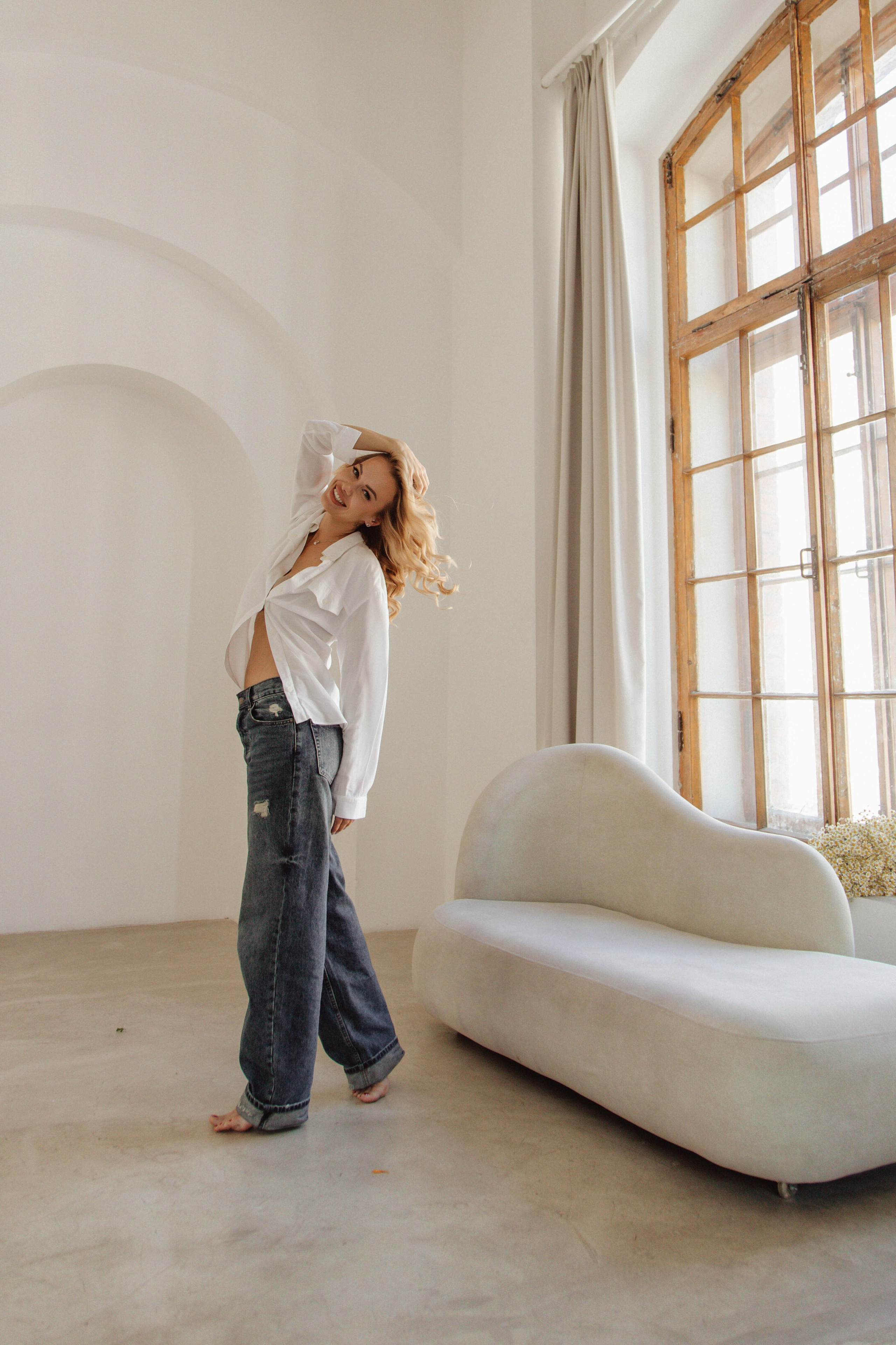 Олеся. Фотосессия на улице и в студии. Фотограф Ксения Третьякова, Санкт-Петербург