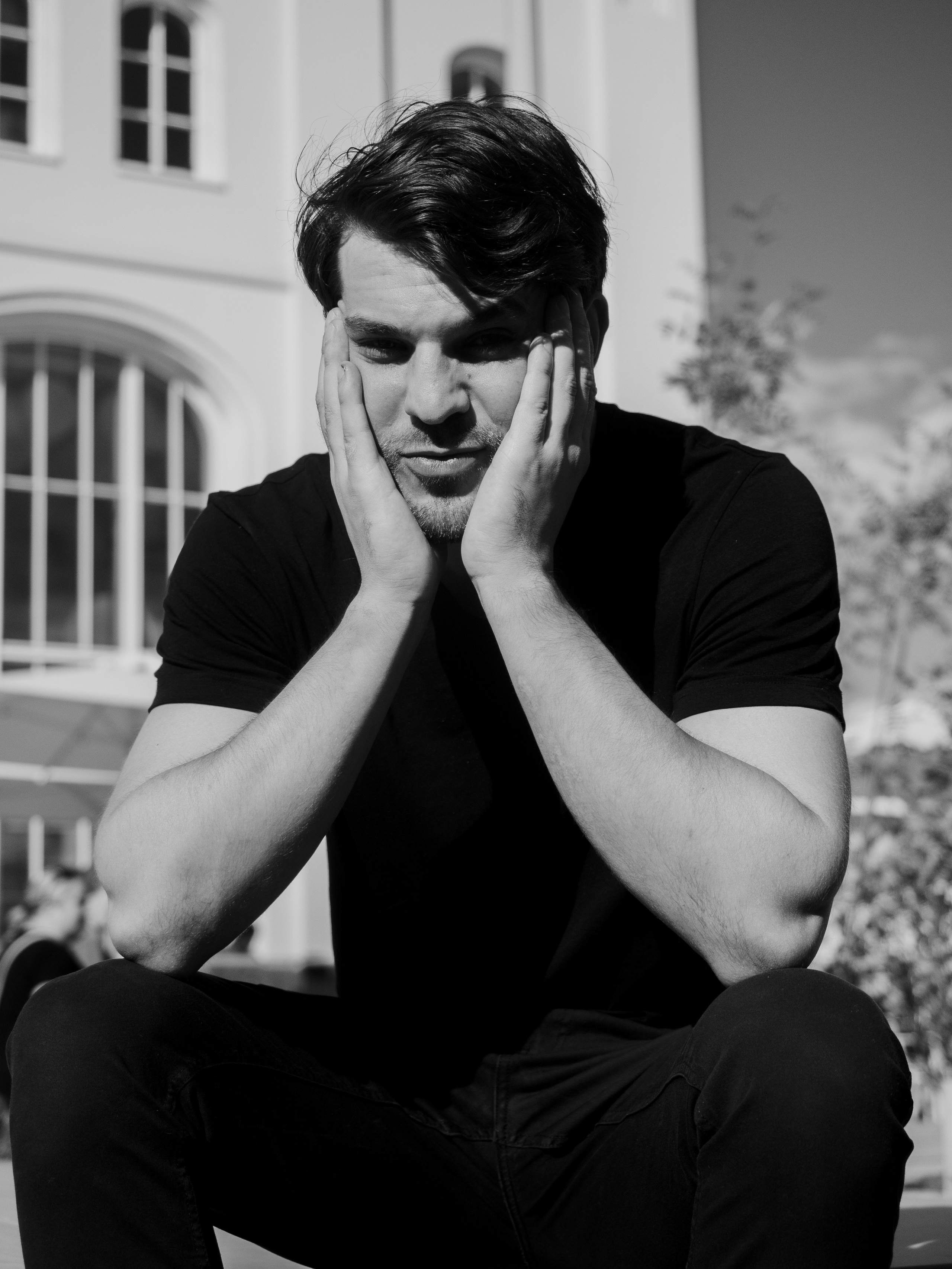 Фотопрогулка в ч/б. Маруся Машкова • Фотограф в Москве