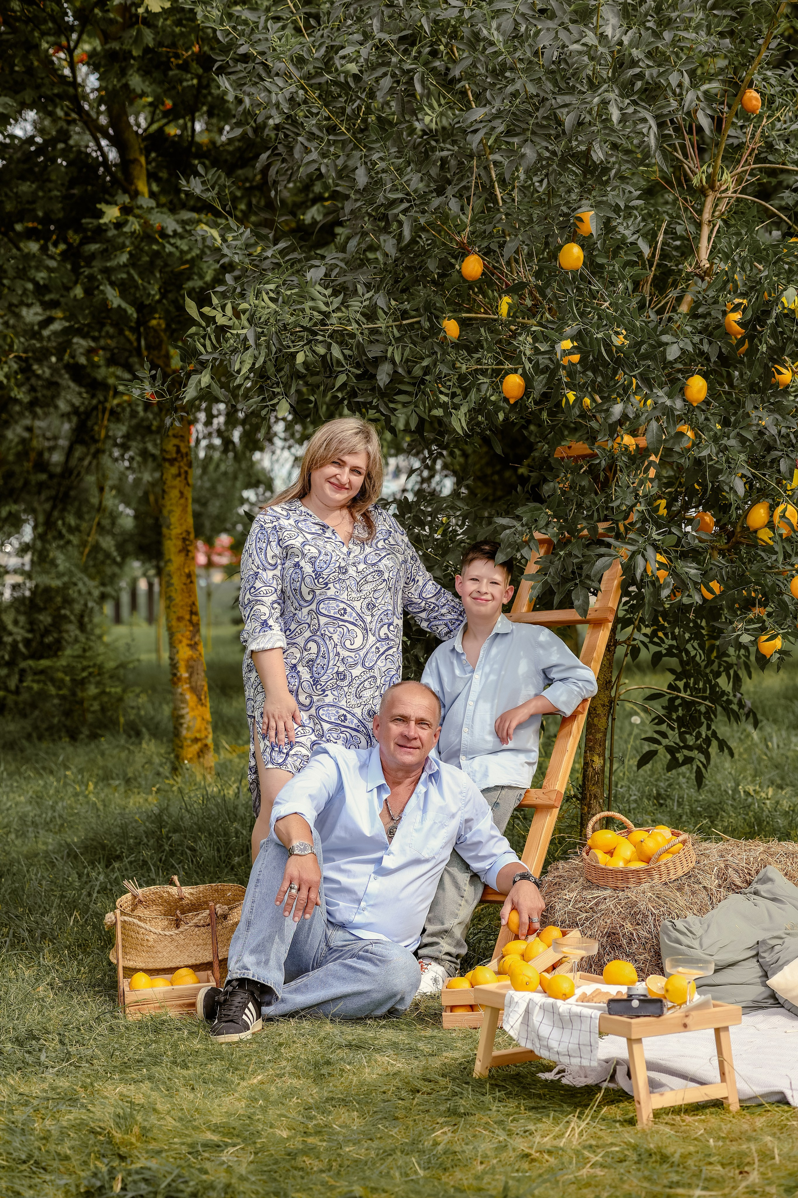 Марина с семьей. Фотограф Гавриленко Светлана