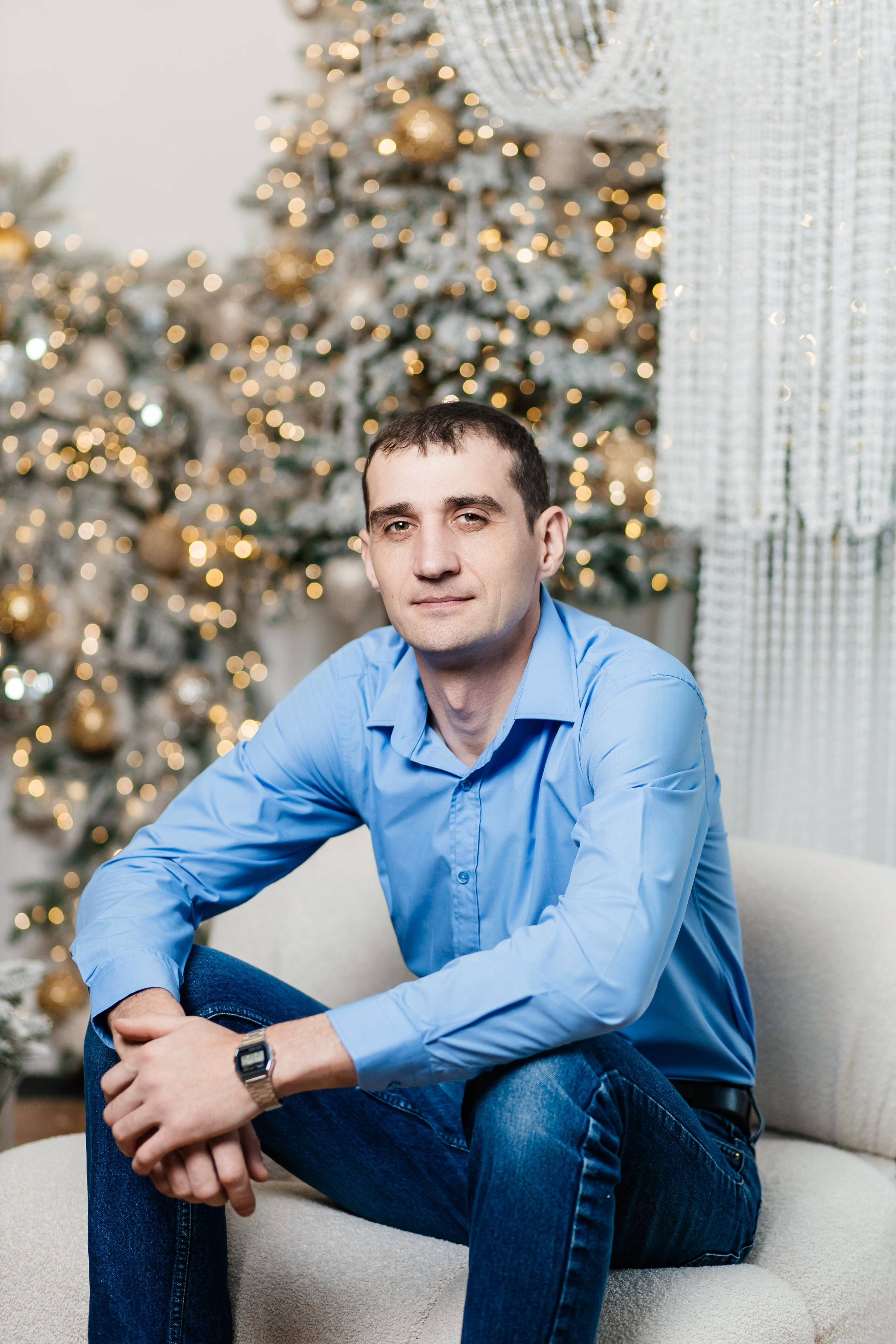 Мария, Валентин и Егорушка НГ 2026. Женский фотограф в Оренбурге Ирина Заводчикова