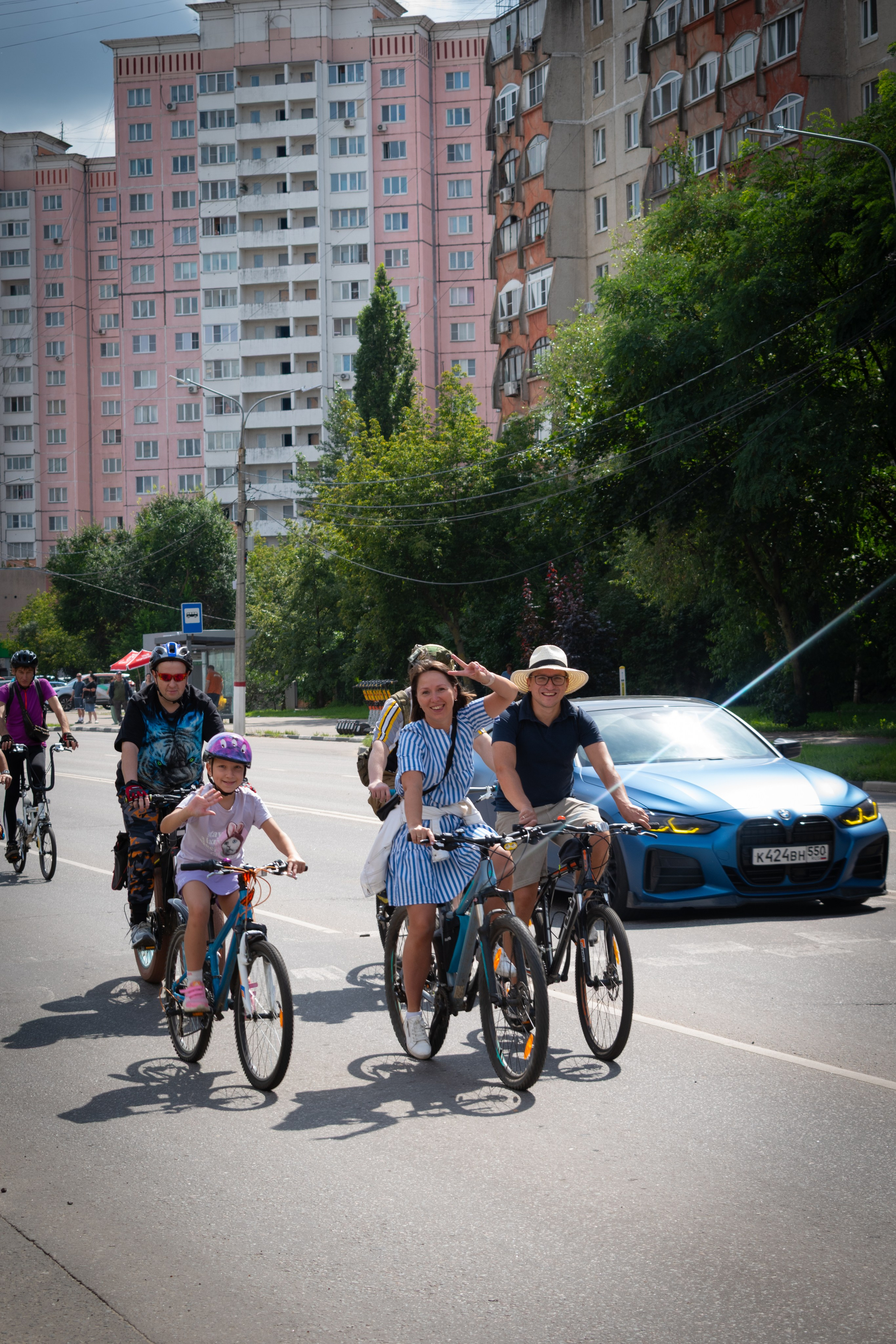 «Леди на велосипеде» — велопробег по г. Жуковскому 2025. Репортажный фотограф Сыбер Мартти
