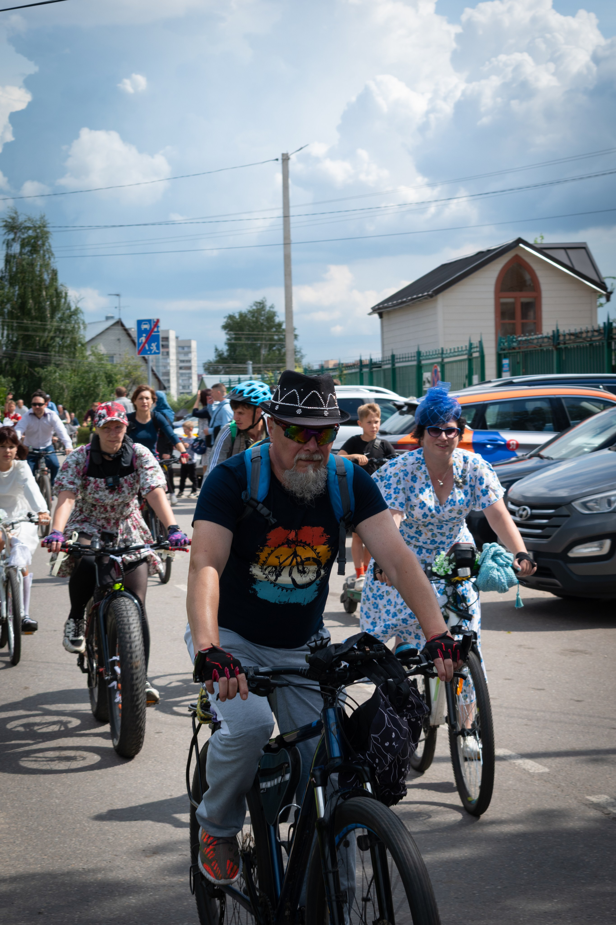 «Леди на велосипеде» — велопробег по г. Жуковскому 2025. Репортажный фотограф Сыбер Мартти