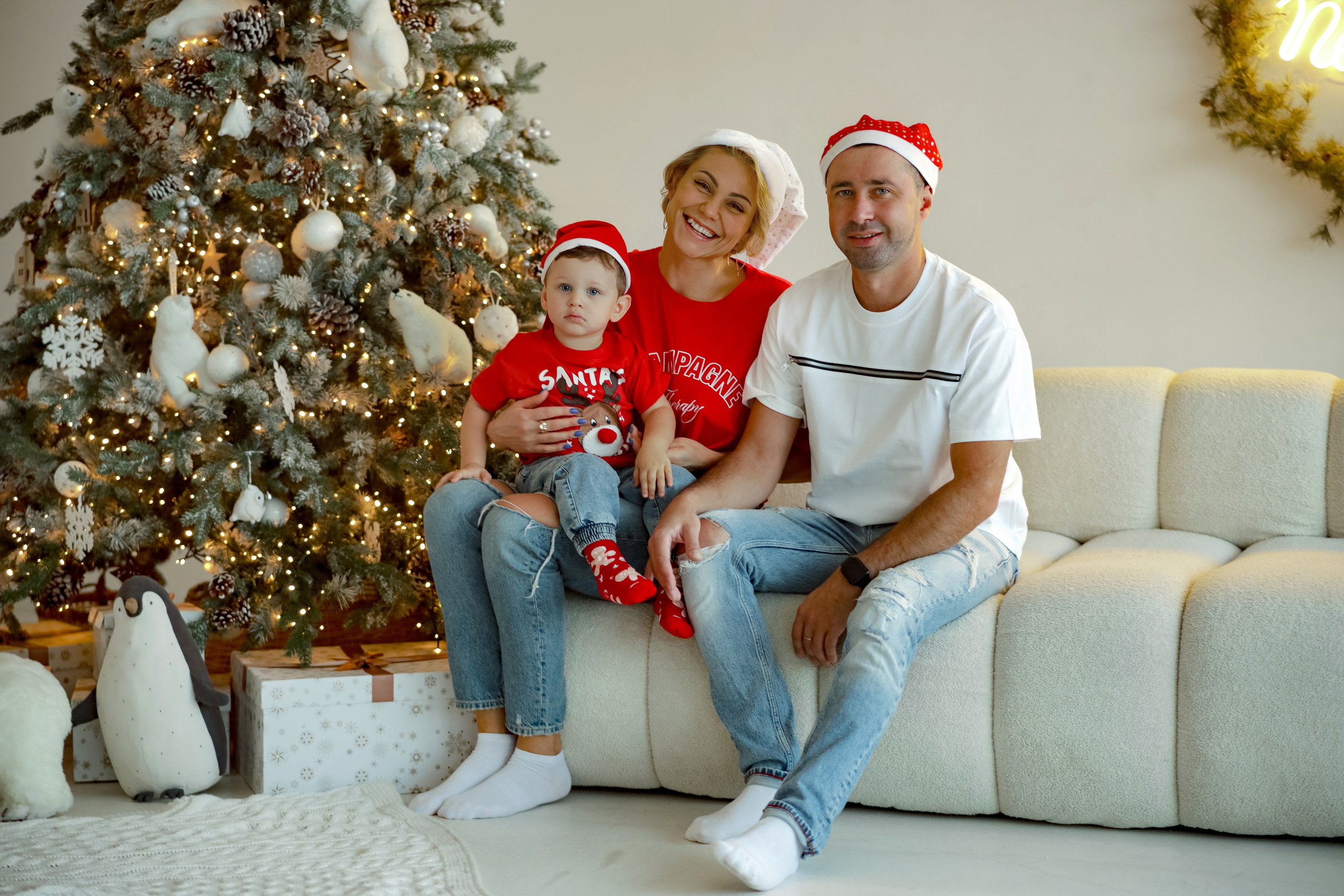 Яркий Новый год в семье Льва. Фотограф в Санкт-Петербурге Знаменская Ирина