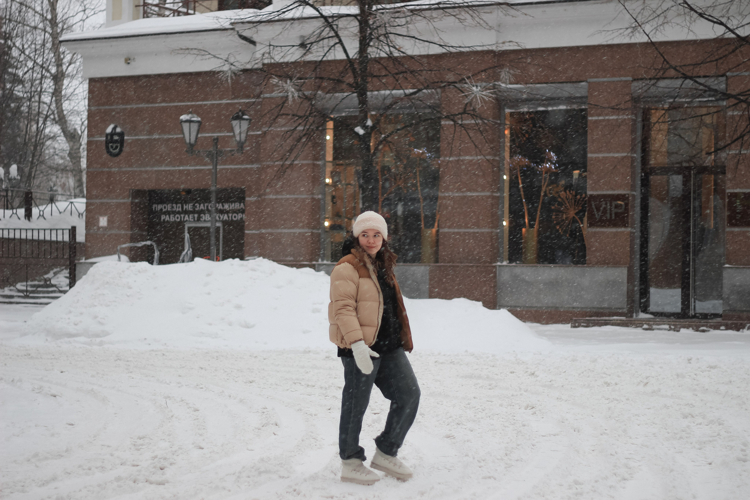 Алина и зима. Начинающий Фотограф в Казани