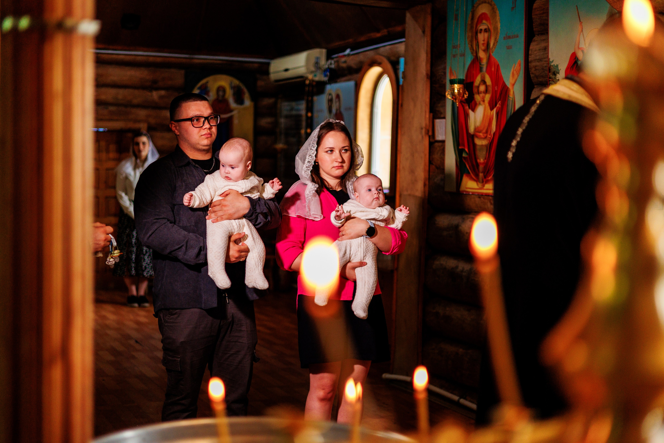 Крещение близняшек. Свадебный и семейный фотограф в Армавире