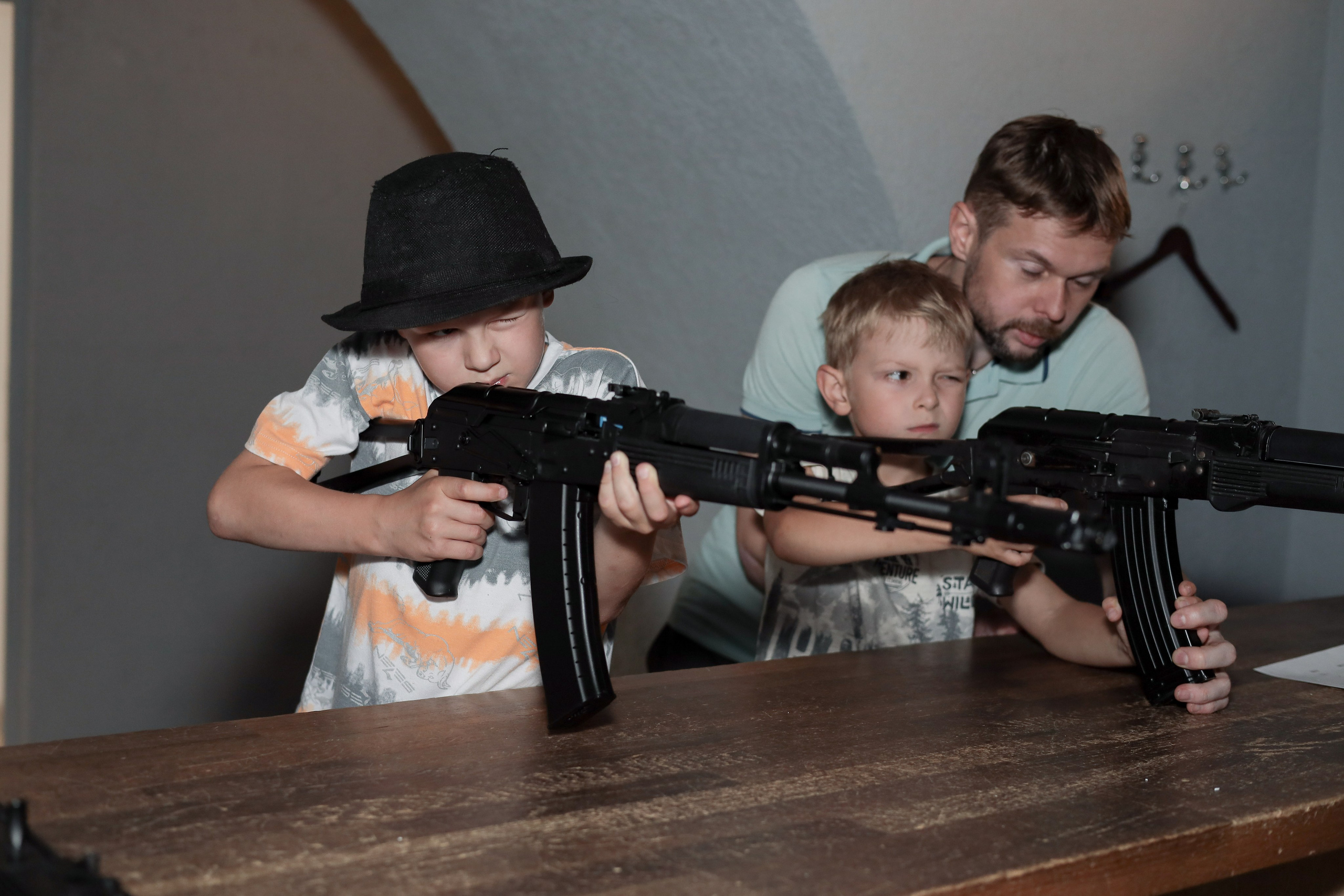 День рождение в стрелковом клубе. Фотограф Надршина Лилия