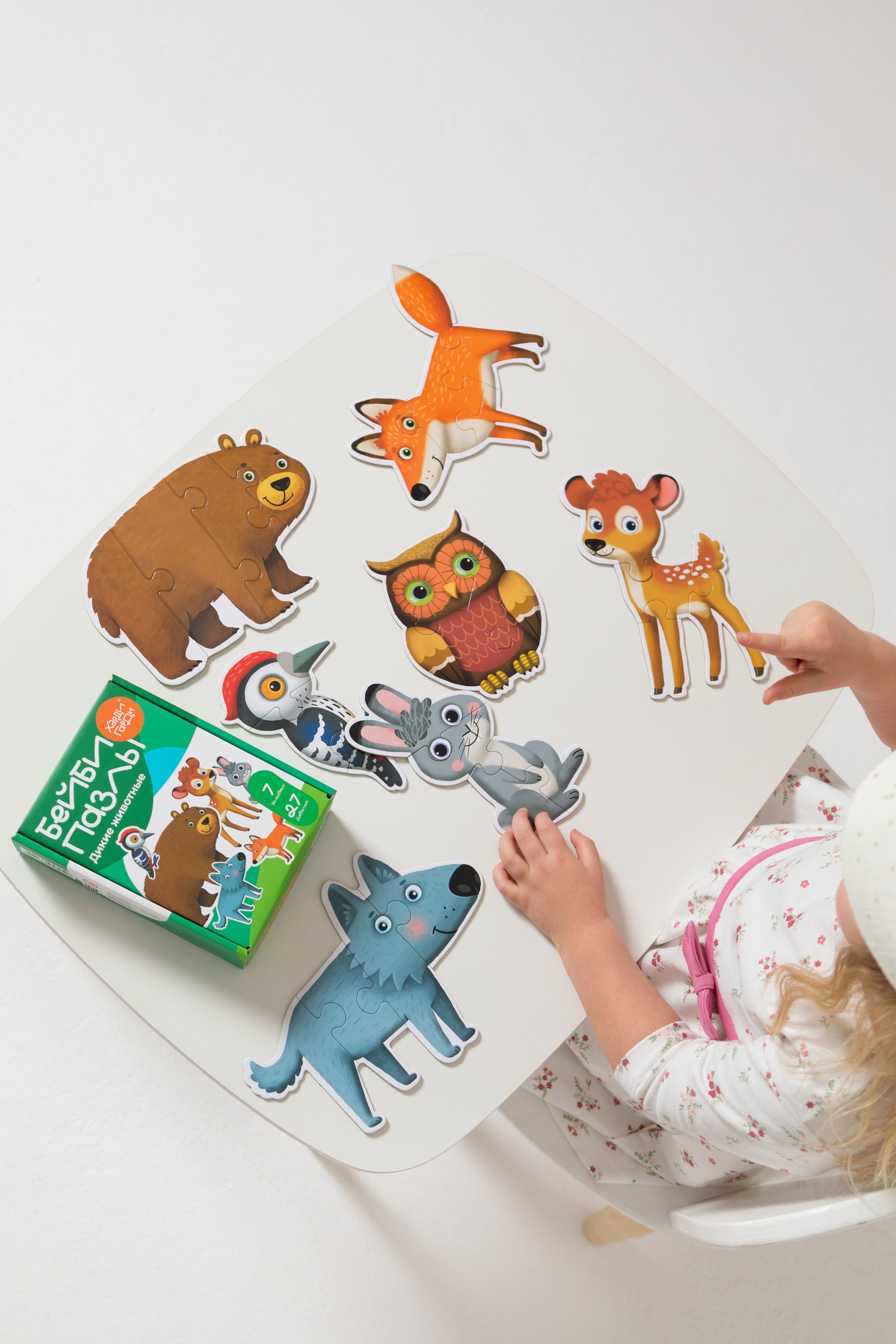 Имиджевая и каталожная съёмка для бренда детских пазлов. Детский и контент фотограф Надя Волкова Санкт-Петербург