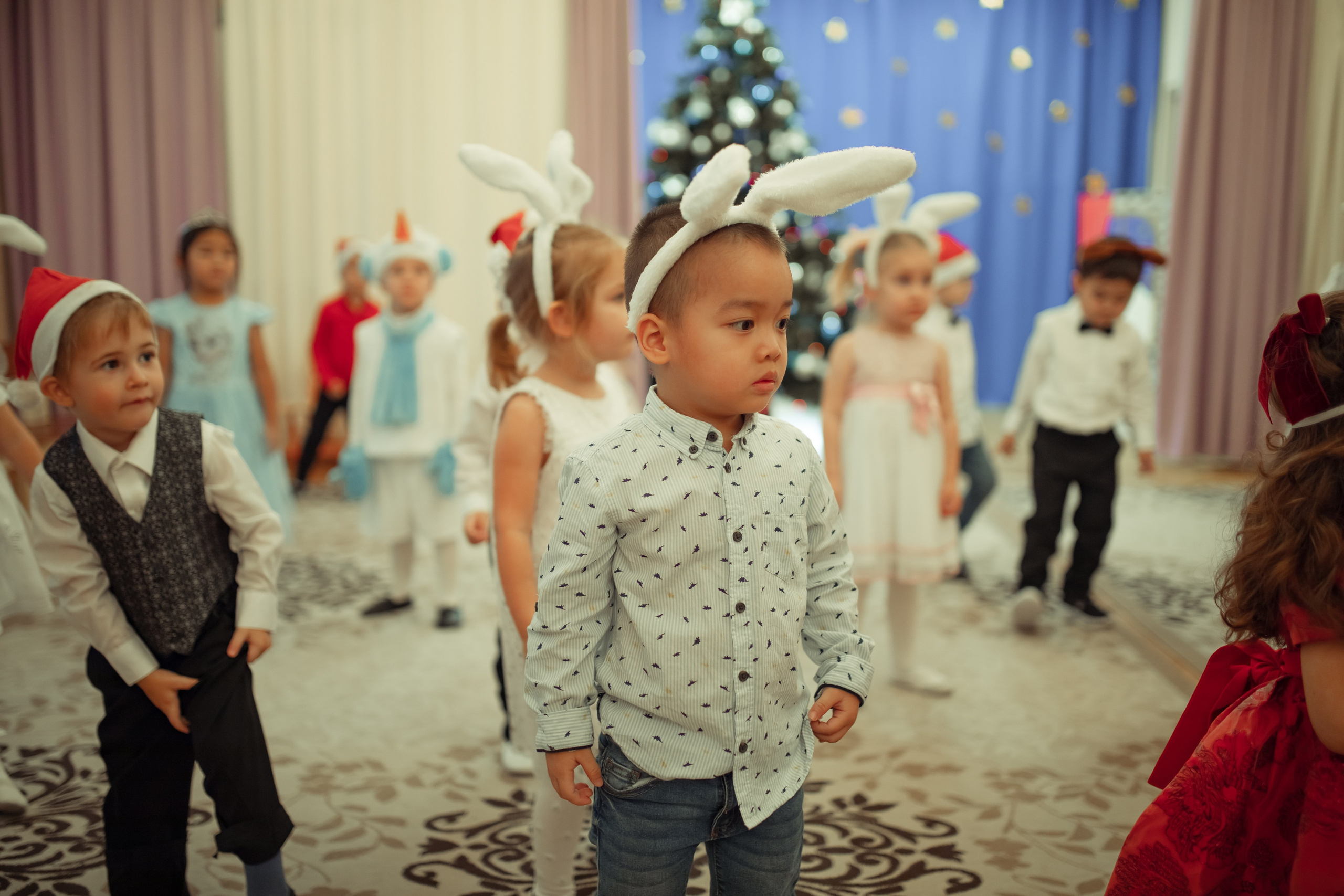 Новогодний утренник в детском саду. Семейный и детский фотограф в Москве Дорогова Екатерина