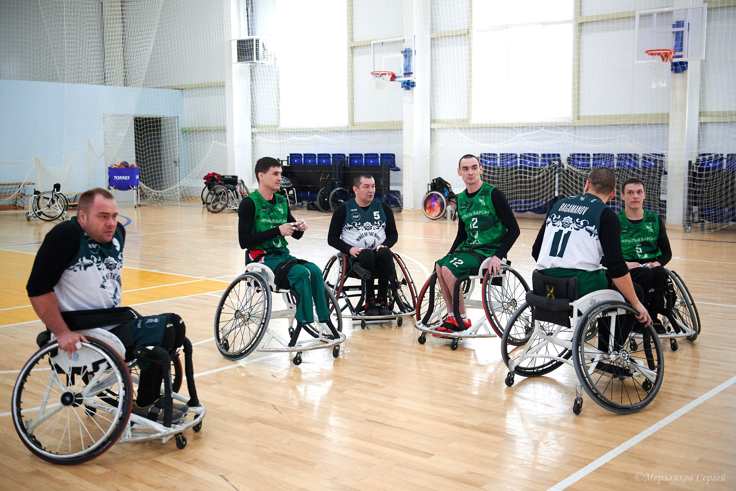 X традиционный Рождественский турнир по баскетболу на колясках. Ижевск. Спортивный репортажный фотограф в Ижевске Сергей Мерзляков