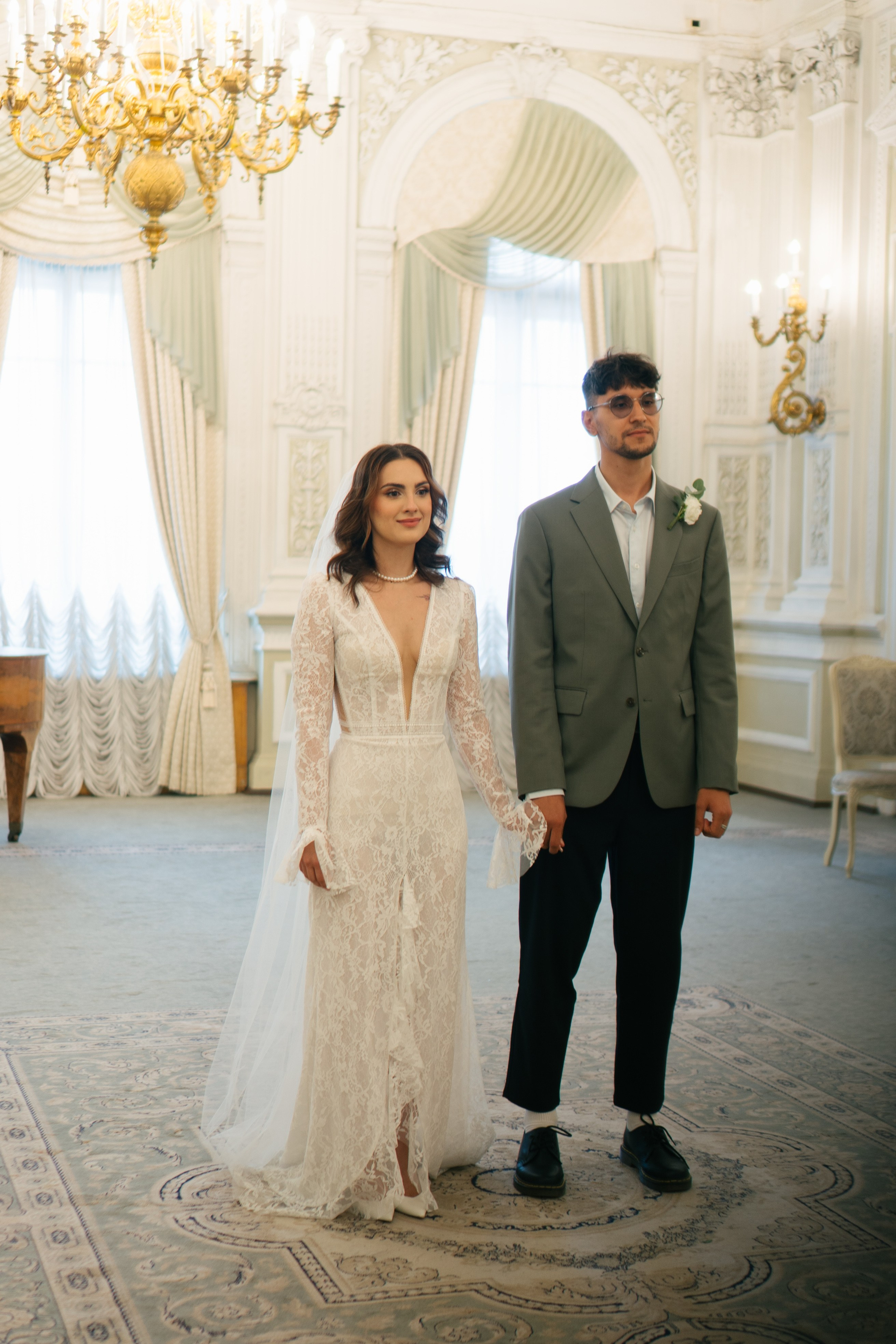 СВАДЕБНАЯ СЬЕМКА В ПЕРВОМ ДВОРЦЕ БРАКОСОЧЕТАНИЯ. Профессиональный фотограф, Санкт-Петербург — Виктория Богомолова