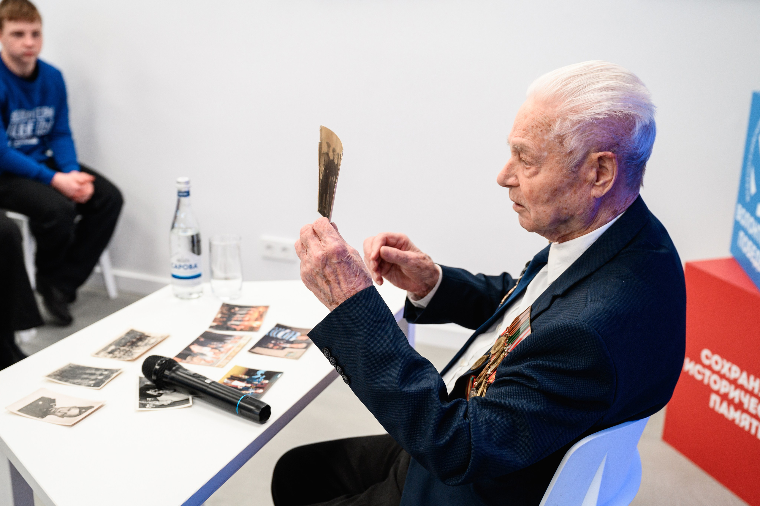 Встреча с ветераном. Фотограф Захваткин Роман