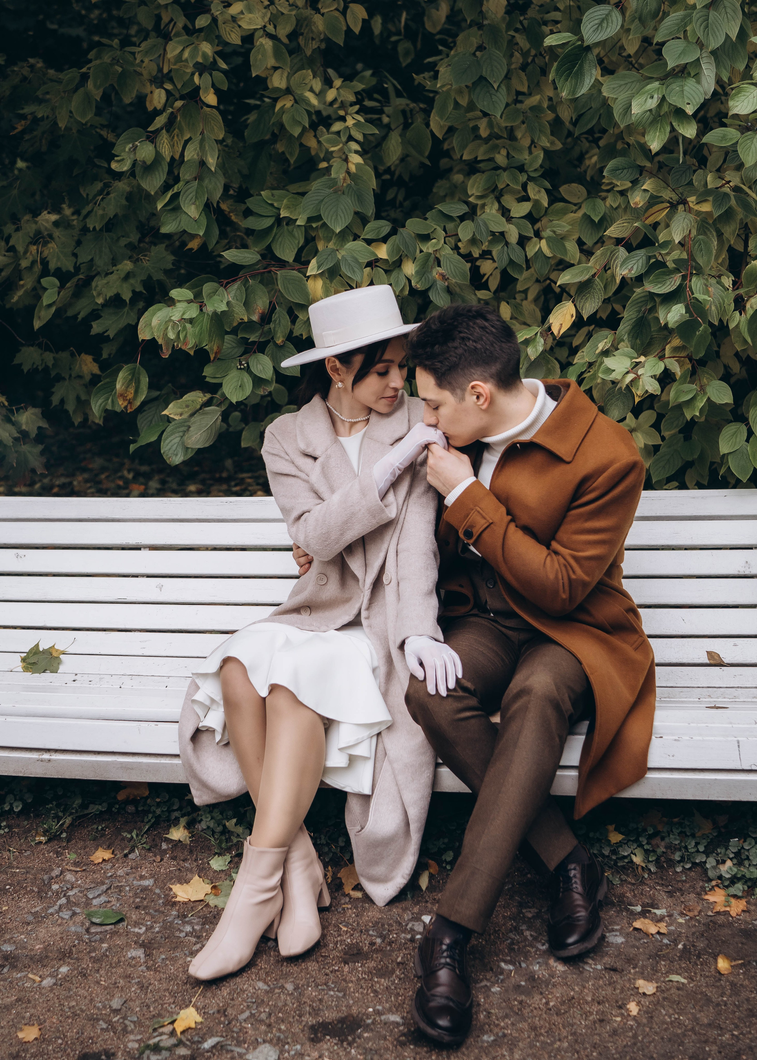 Лавстори в парке. Фотограф Ксения Овтина