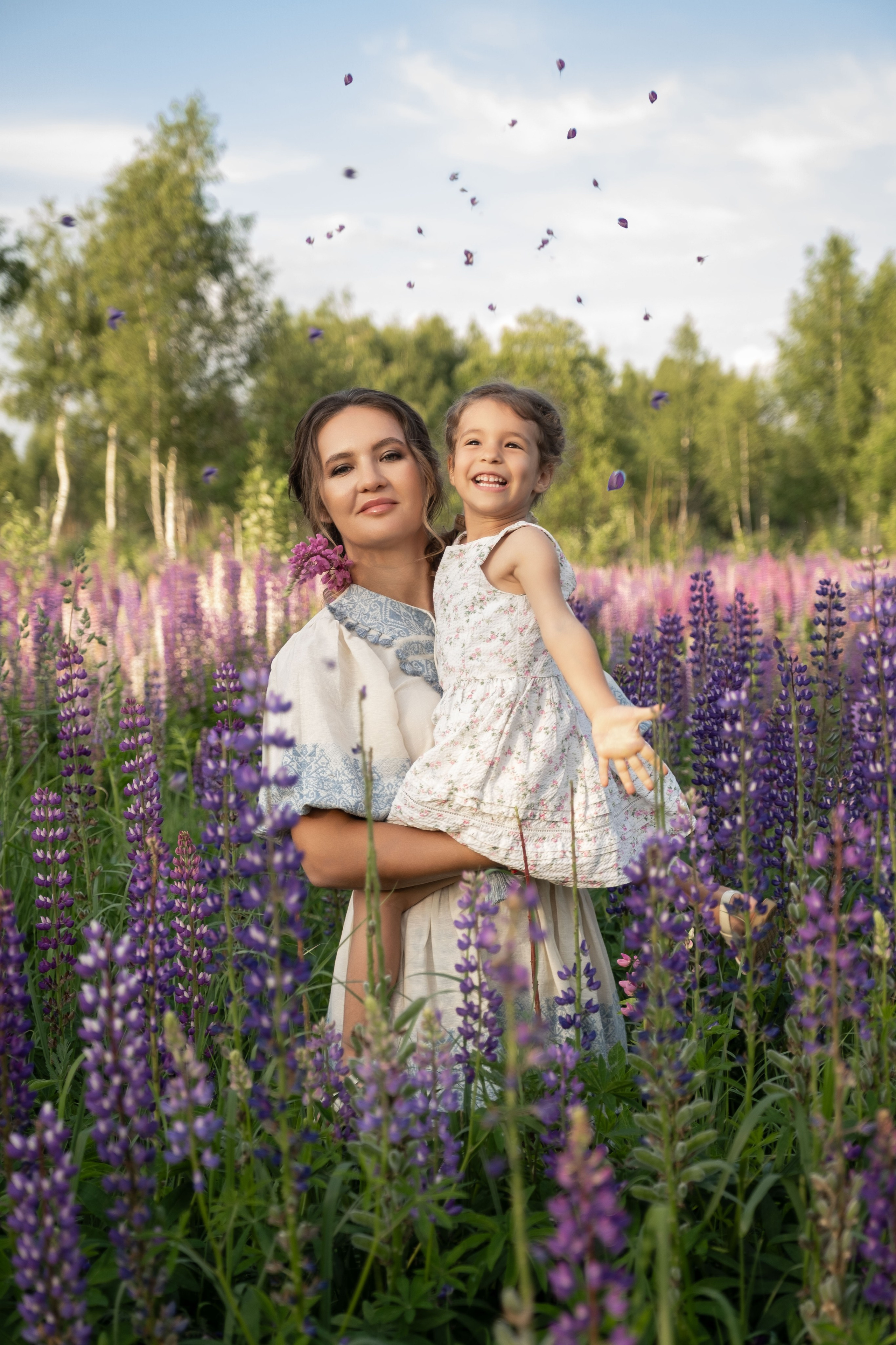 Семейная фотосессия на природе. Фотограф беременности Демочкина Елена