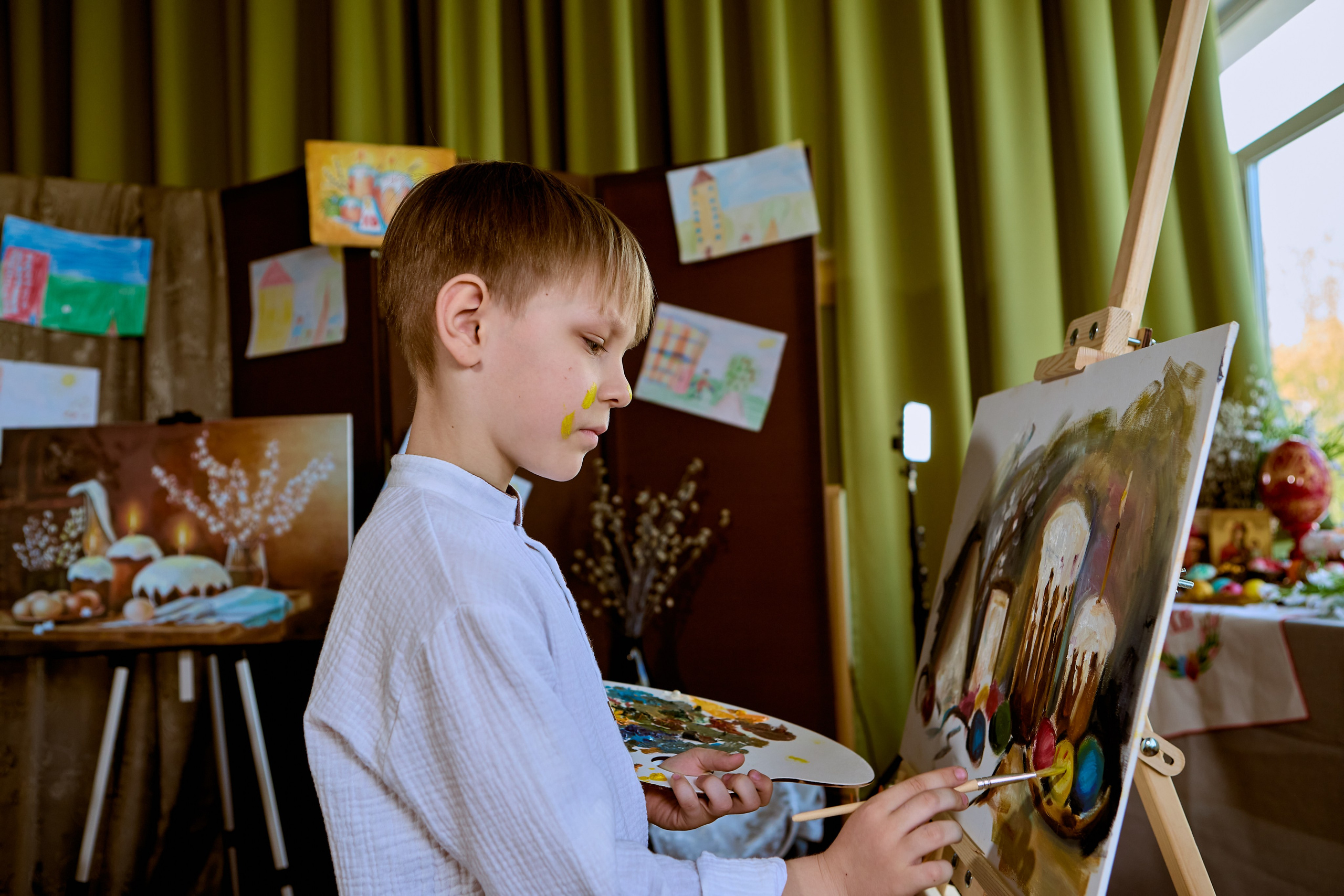 Творческая фотосессия художники