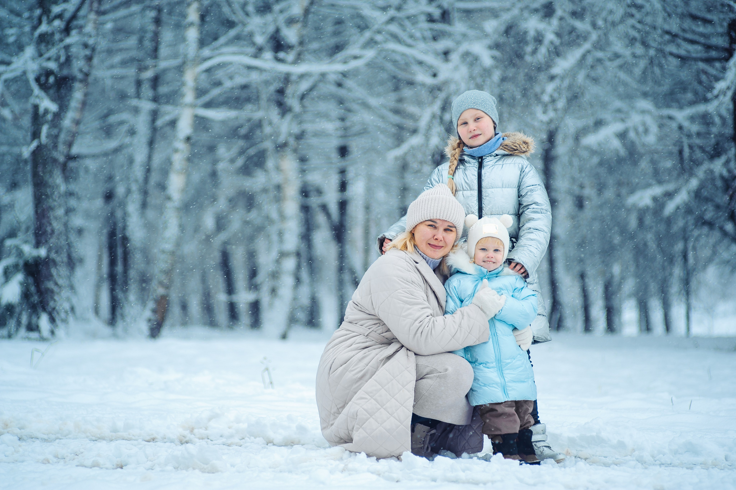 Зимняя семейная фотосессия. Дмитрий Черяник свадебный и семейный фотограф