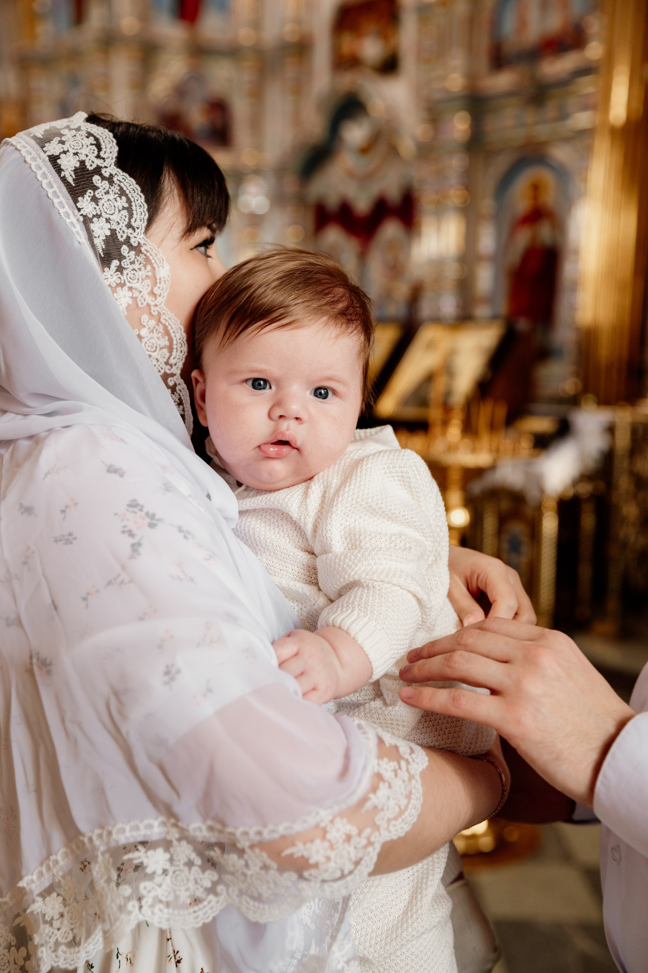 Крещение Ивана. Семейный фотограф документалист в Пензе Лопатинская Татья