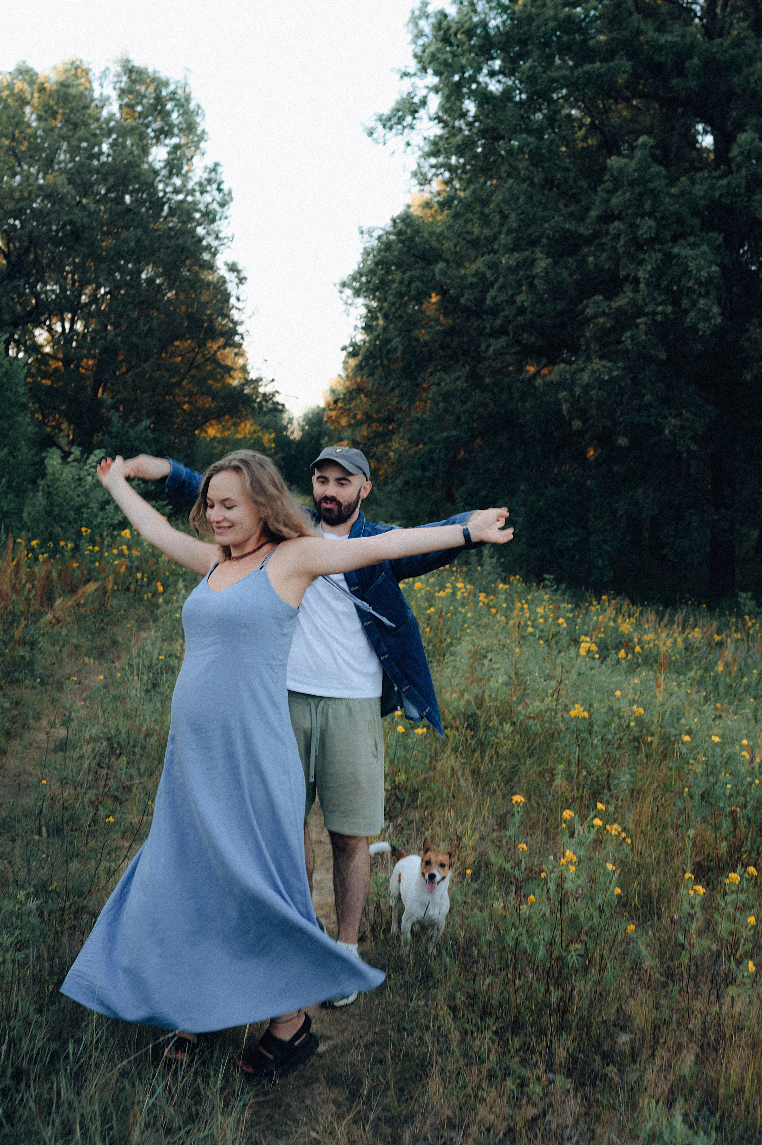 Лес.закат.Вика и Денис. Детский и семейный фотограф Катерина Мишина