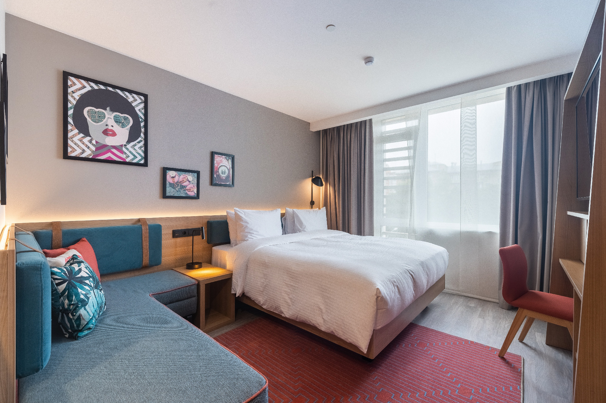 Hampton by Hilton. Интерьерный фотограф в Москве Роман Потапов