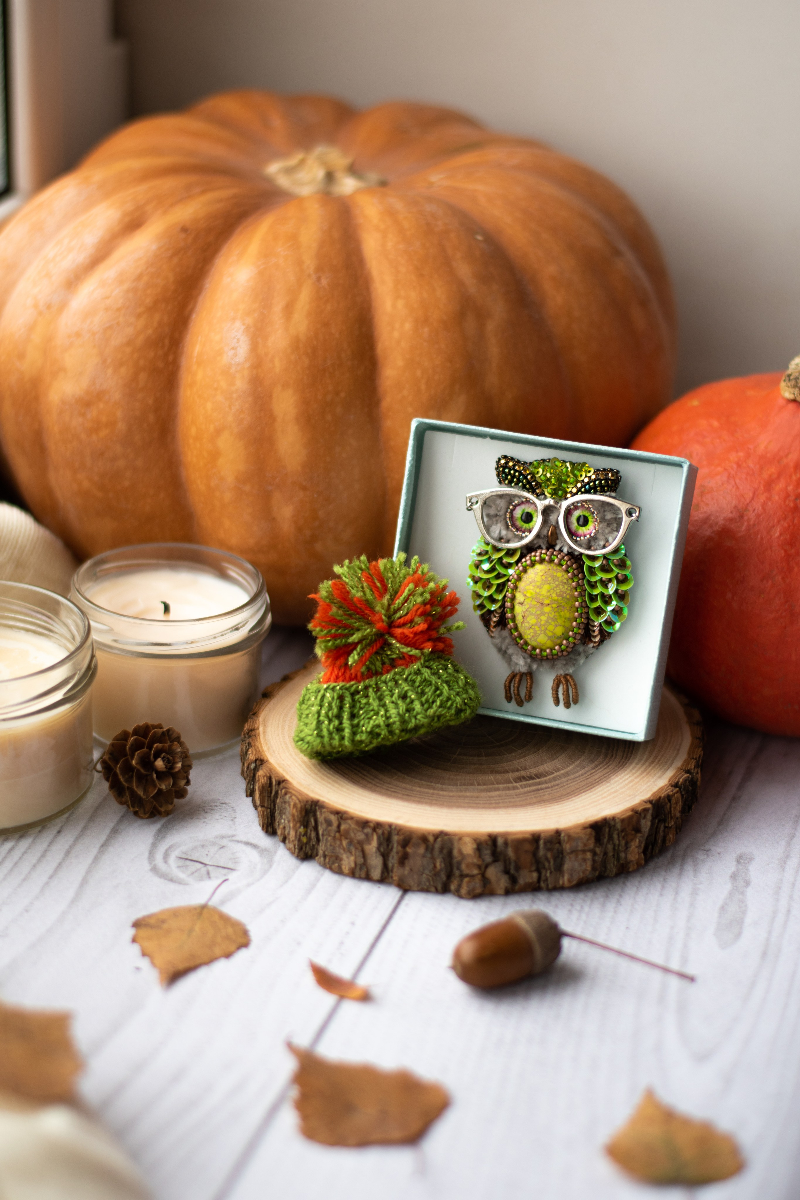 Брошь ручной работы «Совушка». Фотограф Санкт-Петербург | Дарья Першина